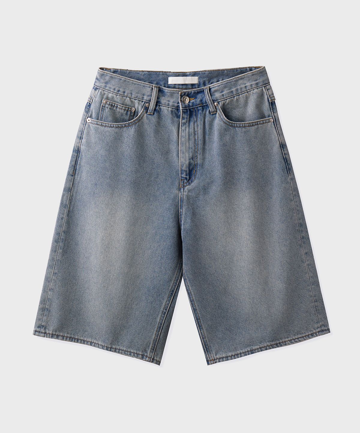 브랜디드(BRANDED) BERMUDA DENIM SHORTS [LIGHT BLUE]