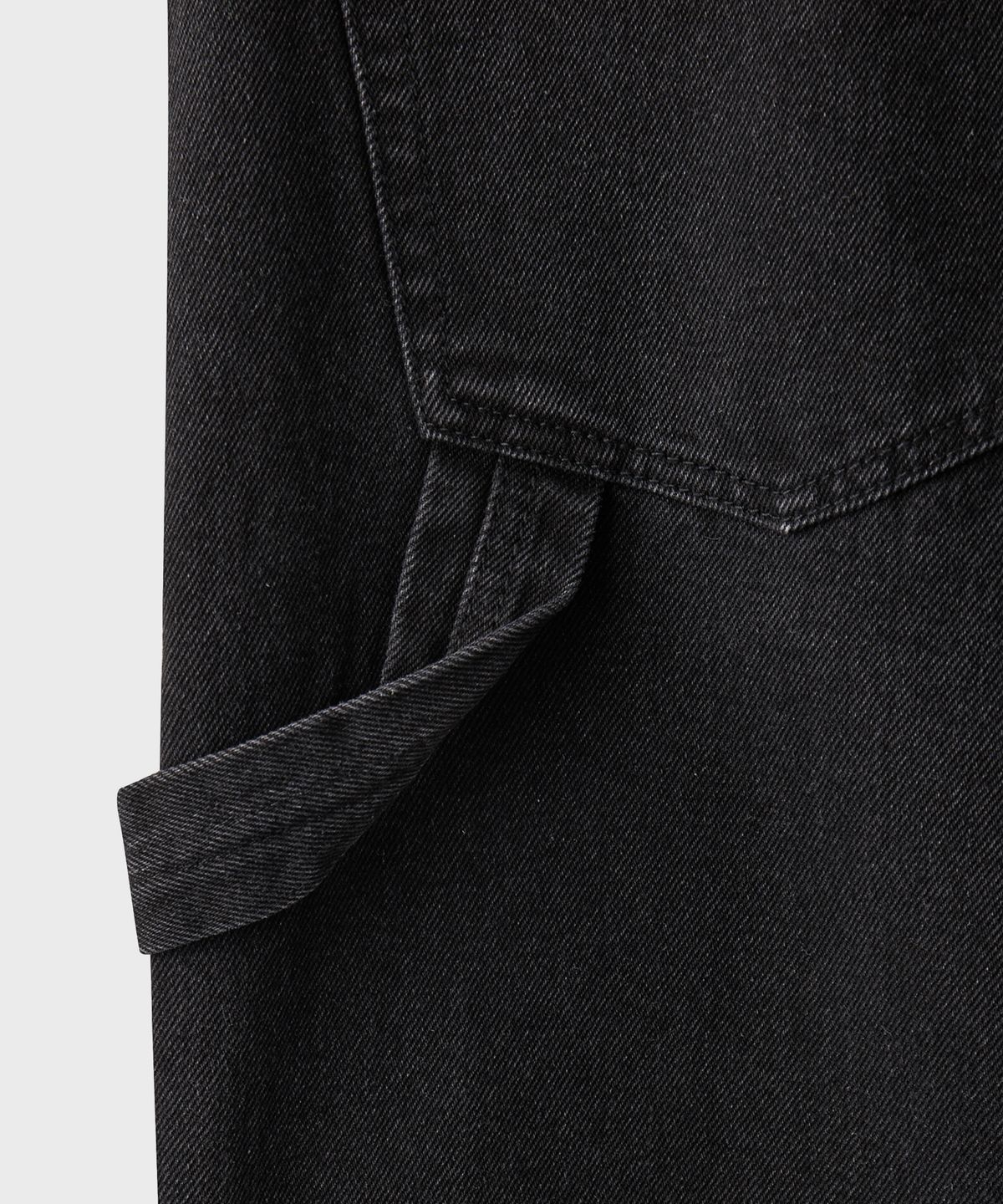 브랜디드(BRANDED) CARPENTER DENIM SHORTS [WASHED BLACK]