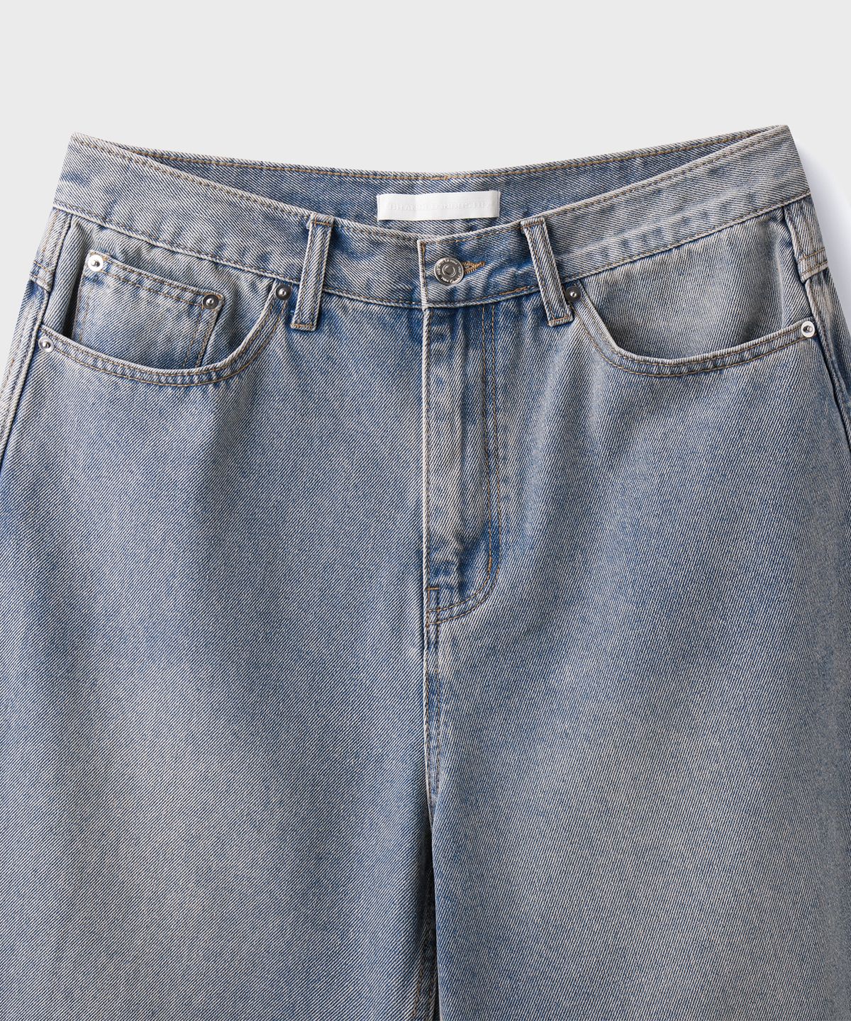 브랜디드(BRANDED) CARPENTER DENIM SHORTS [LIGHT BLUE]