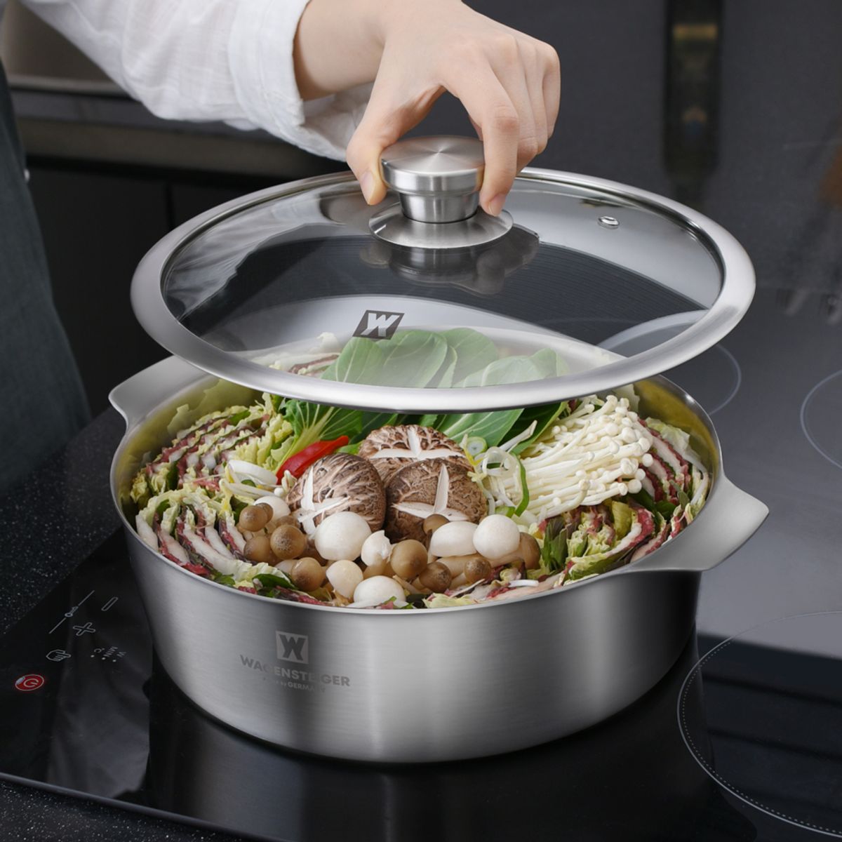 바겐슈타이거(WAGENSTEIGER) 통3중 파보일 냄비 / 밀푀유  나베 샤브샤브