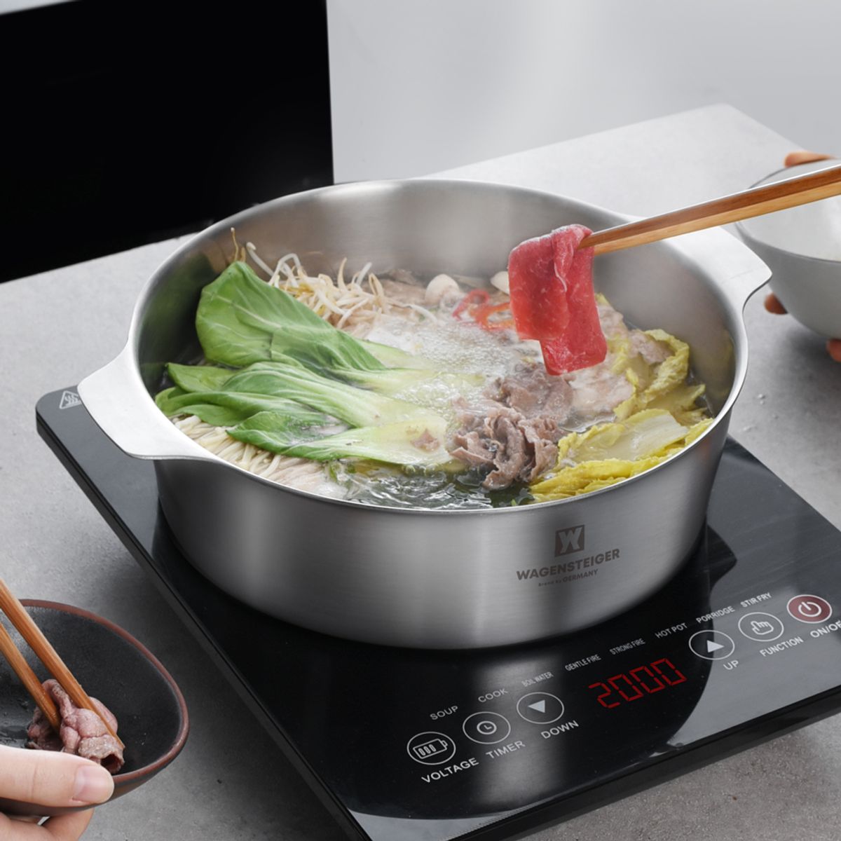 바겐슈타이거(WAGENSTEIGER) 통3중 파보일 냄비 / 밀푀유  나베 샤브샤브