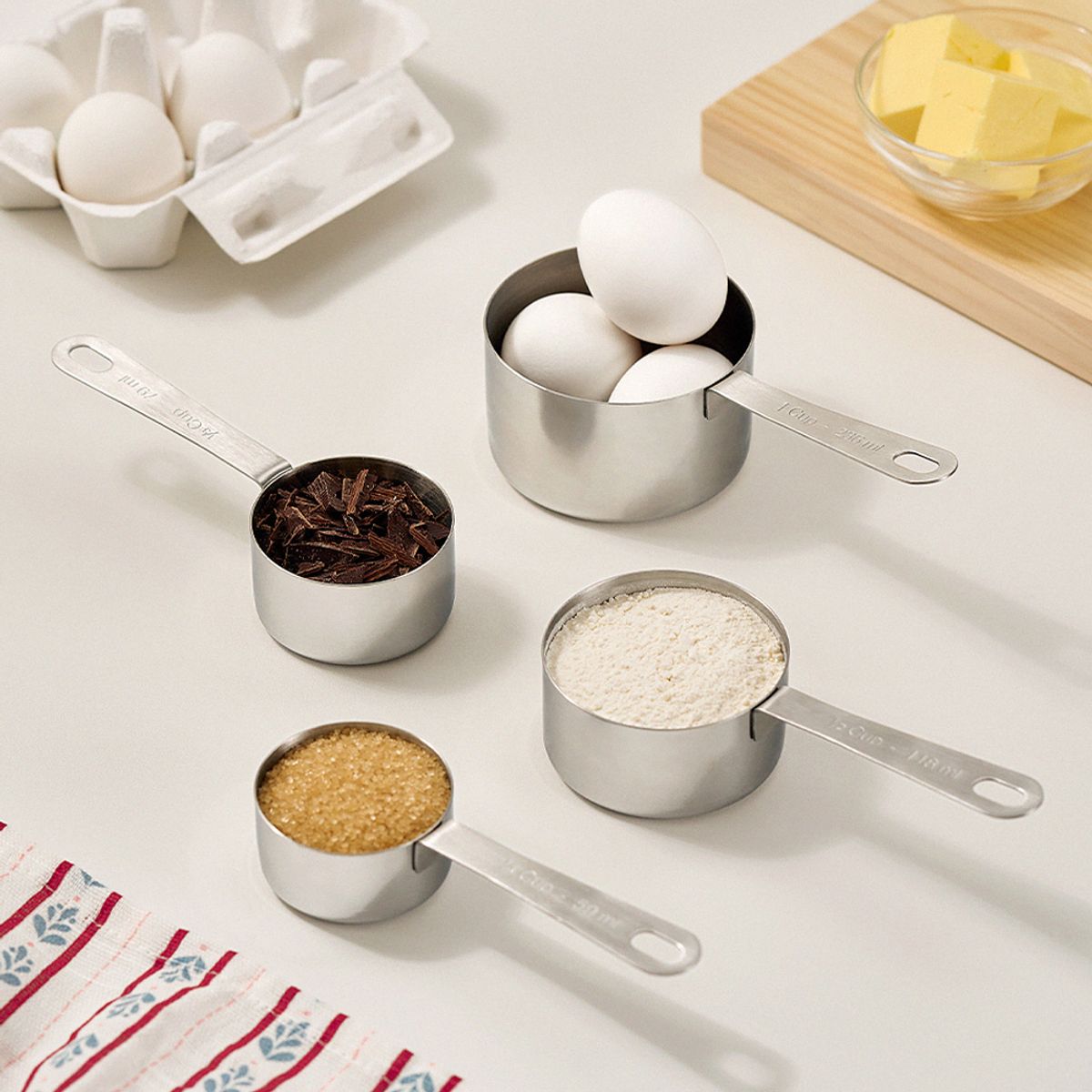 바겐슈타이거(WAGENSTEIGER) 스텐 계량컵 4pcs