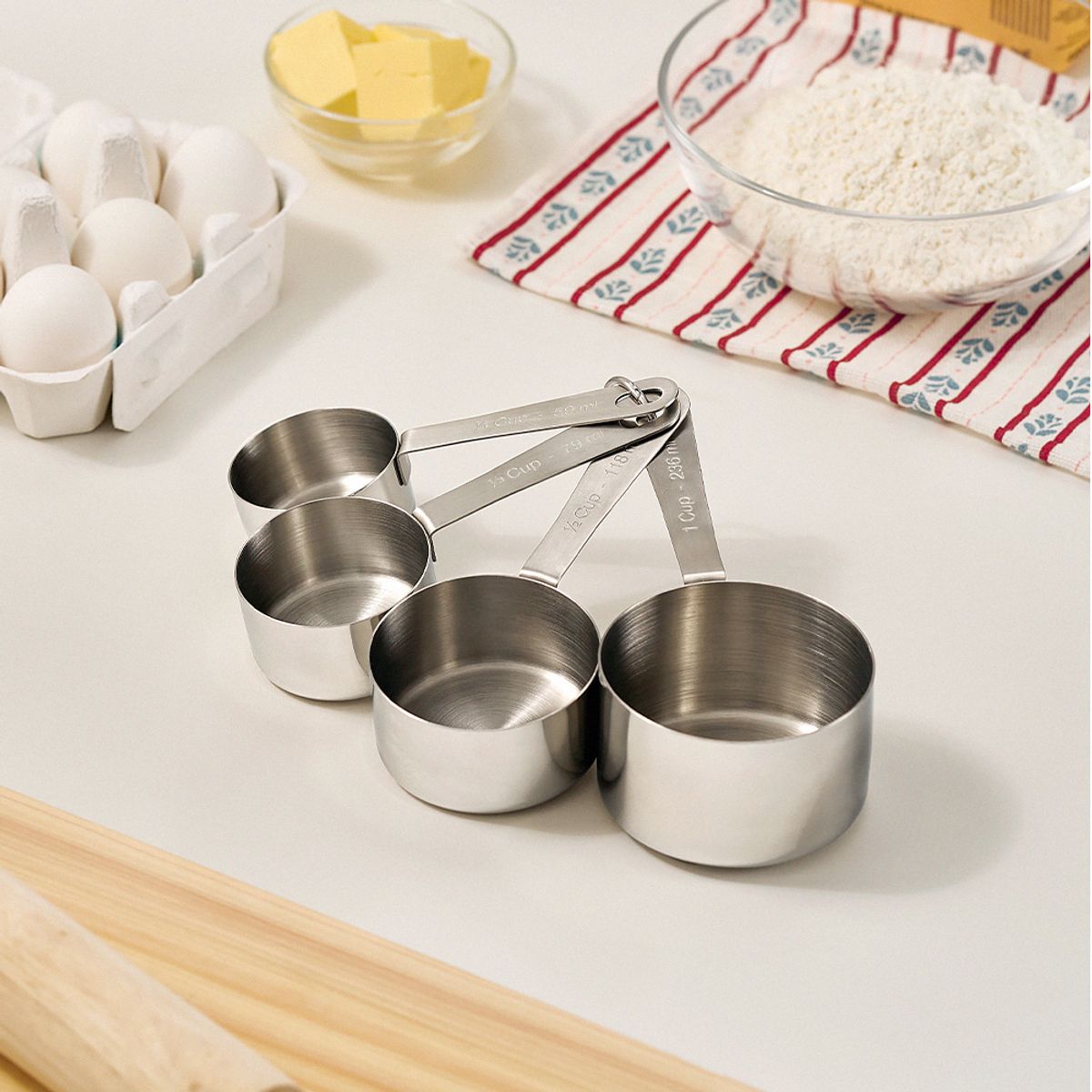 바겐슈타이거(WAGENSTEIGER) 스텐 계량컵 4pcs