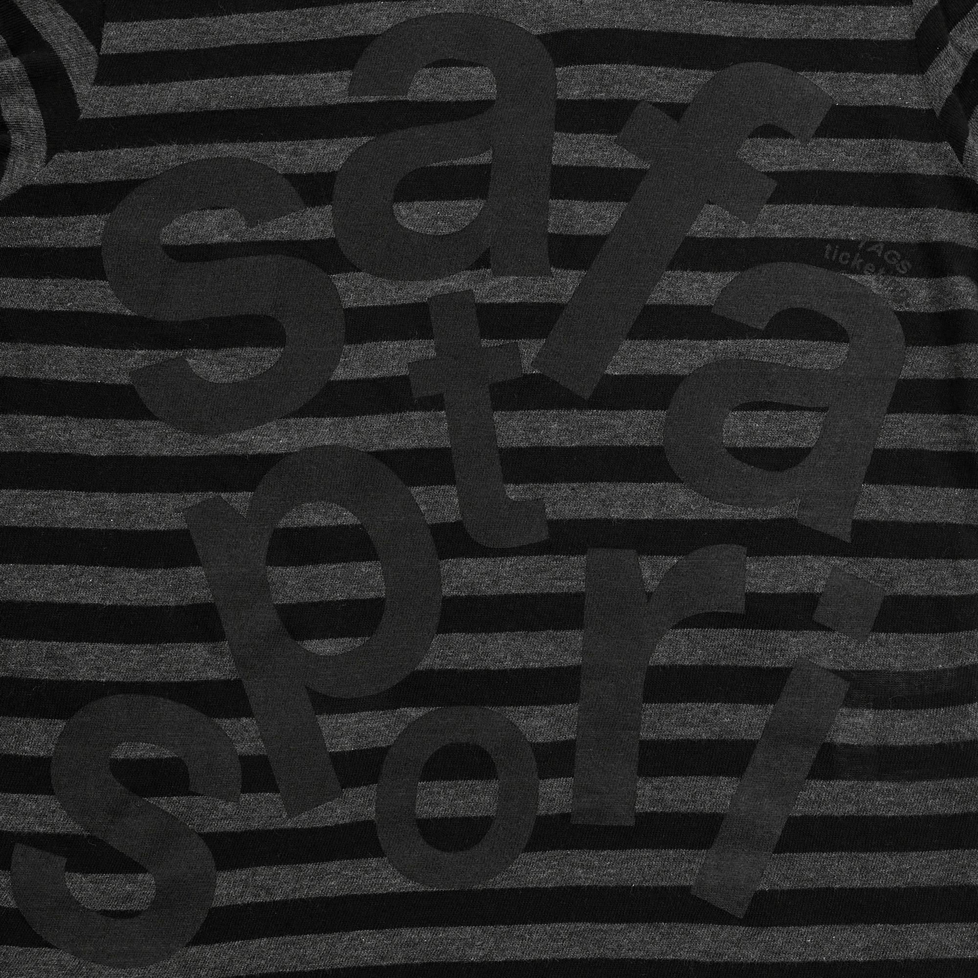 MUSINSA公式 | SAFARISPOT 1/2 Ticketing Stripe Border Hoodie