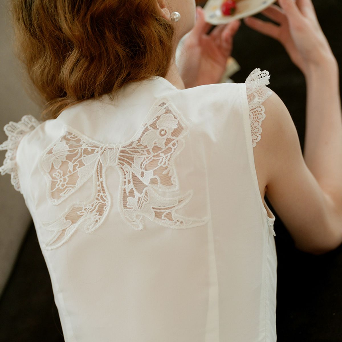 쎄무아듀(CEST MOIDEW) Cest_Lace ribbon sleeveless dress