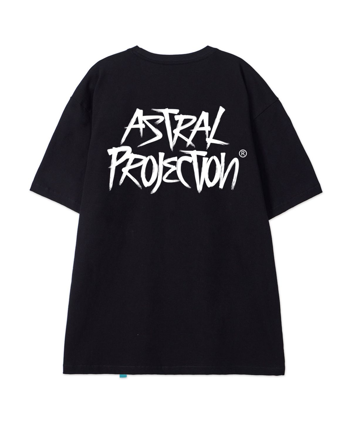 아스트랄 프로젝션(ASTRAL PROJECTION) [그래피티]코튼 루즈핏 반팔 티셔츠_블랙