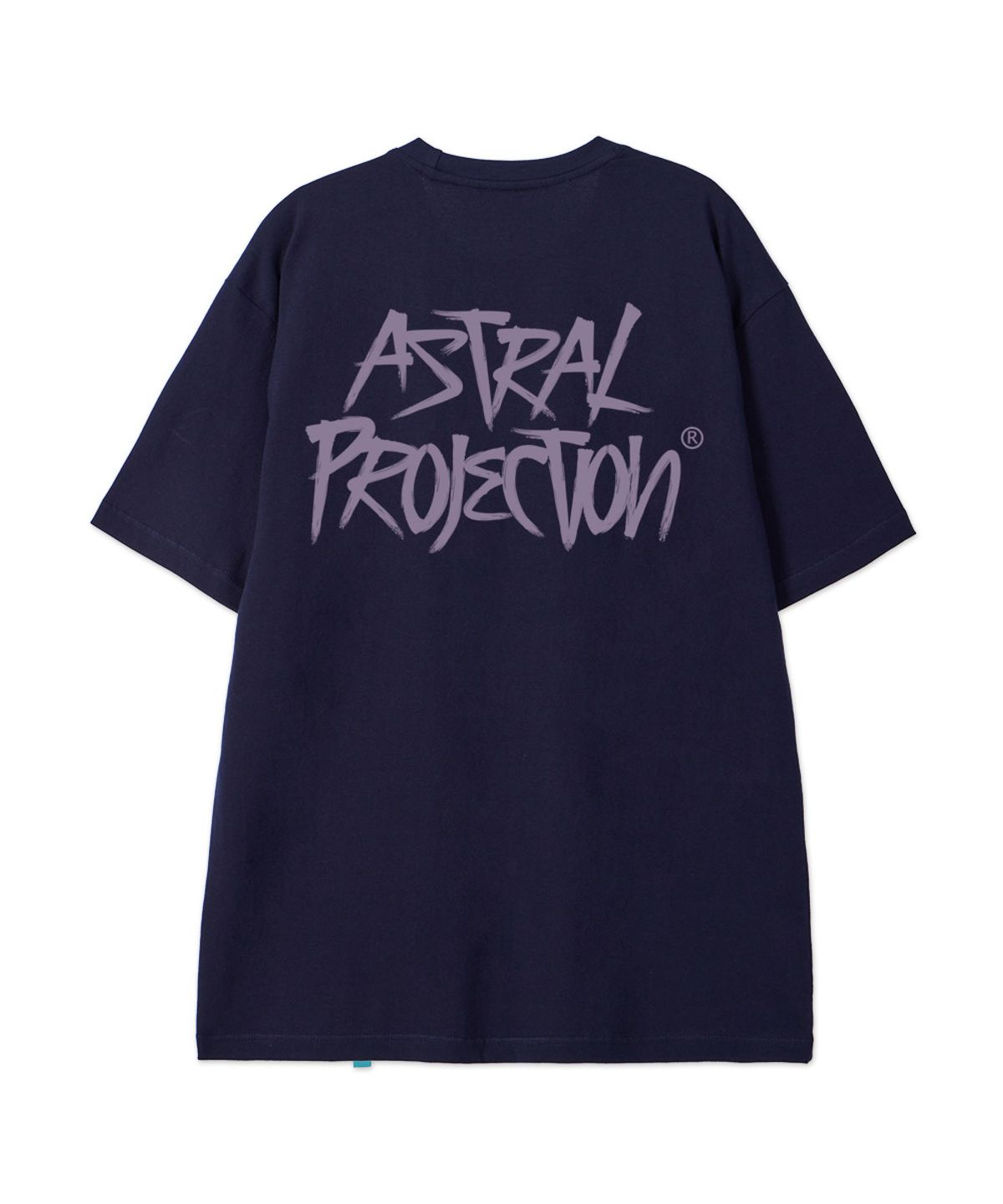아스트랄 프로젝션(ASTRAL PROJECTION) [그래피티]코튼 루즈핏 반팔 티셔츠_스페이스 네이비
