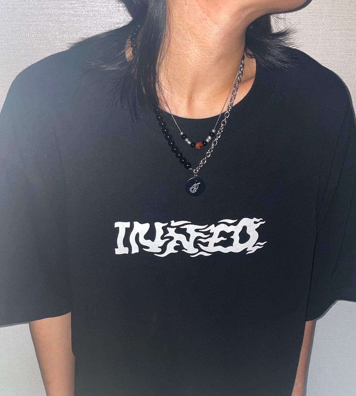 이네크(INNEQ) INNEQ Necklace Chain black