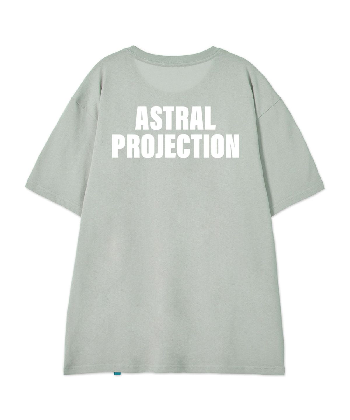 아스트랄 프로젝션(ASTRAL PROJECTION) [시오소피컬 소사이어티]코튼 루즈핏 반팔 티셔츠_더스티 민트