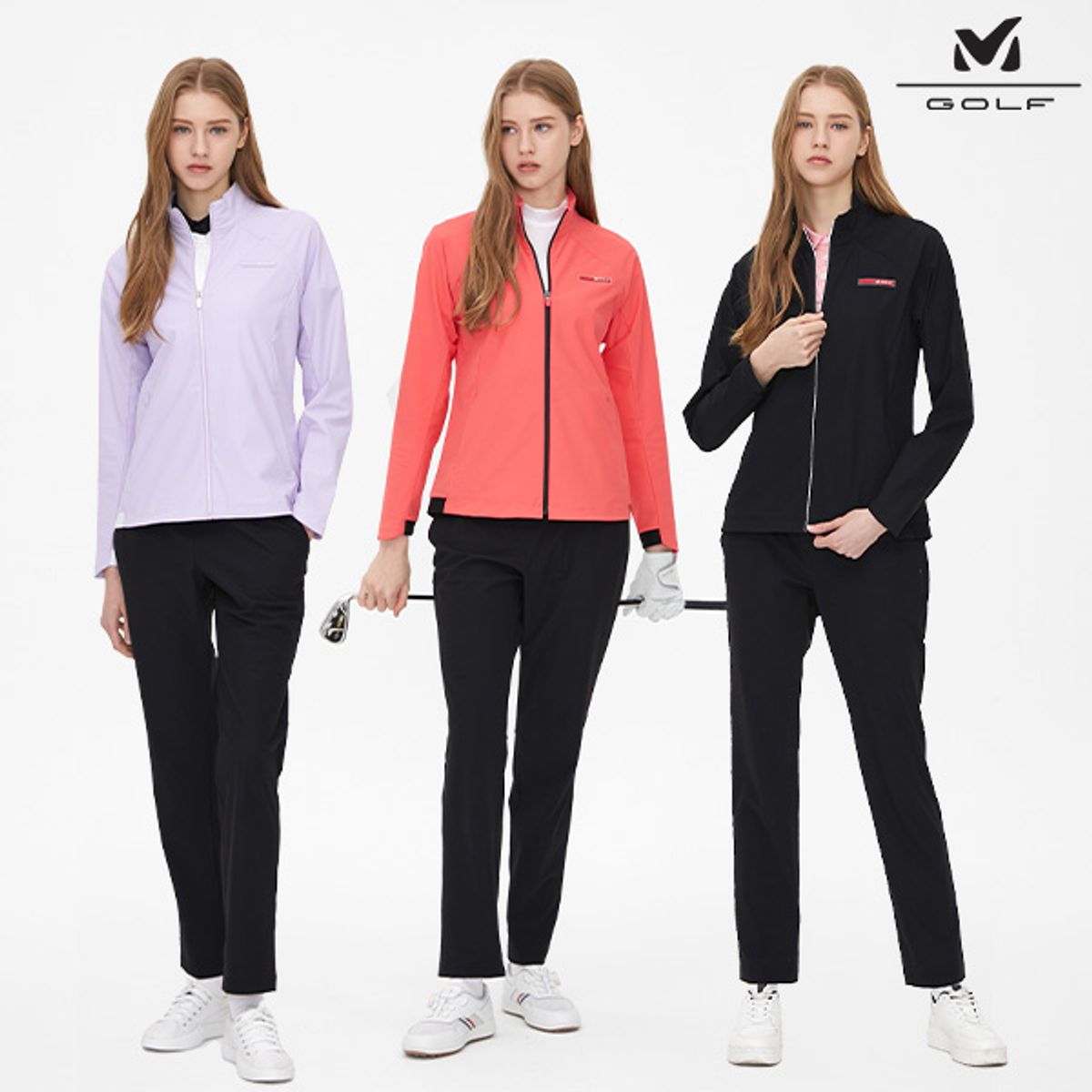 밀레골프(MILLET GOLF) 우먼즈 트리코트 셋업 3Color