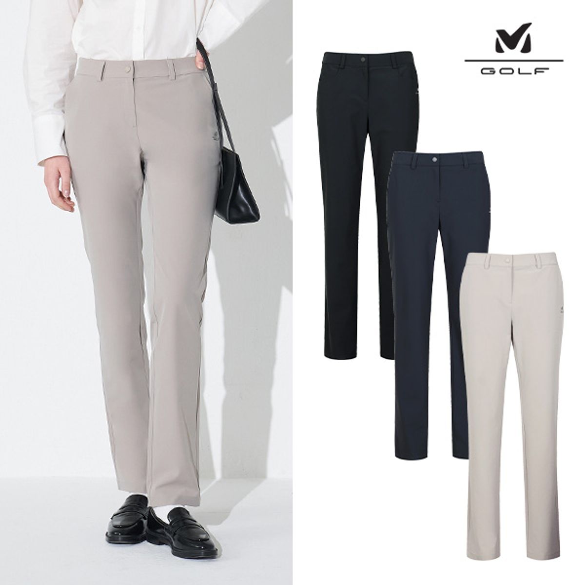 밀레골프(MILLET GOLF) 우먼즈 필드 롱팬츠 3Color