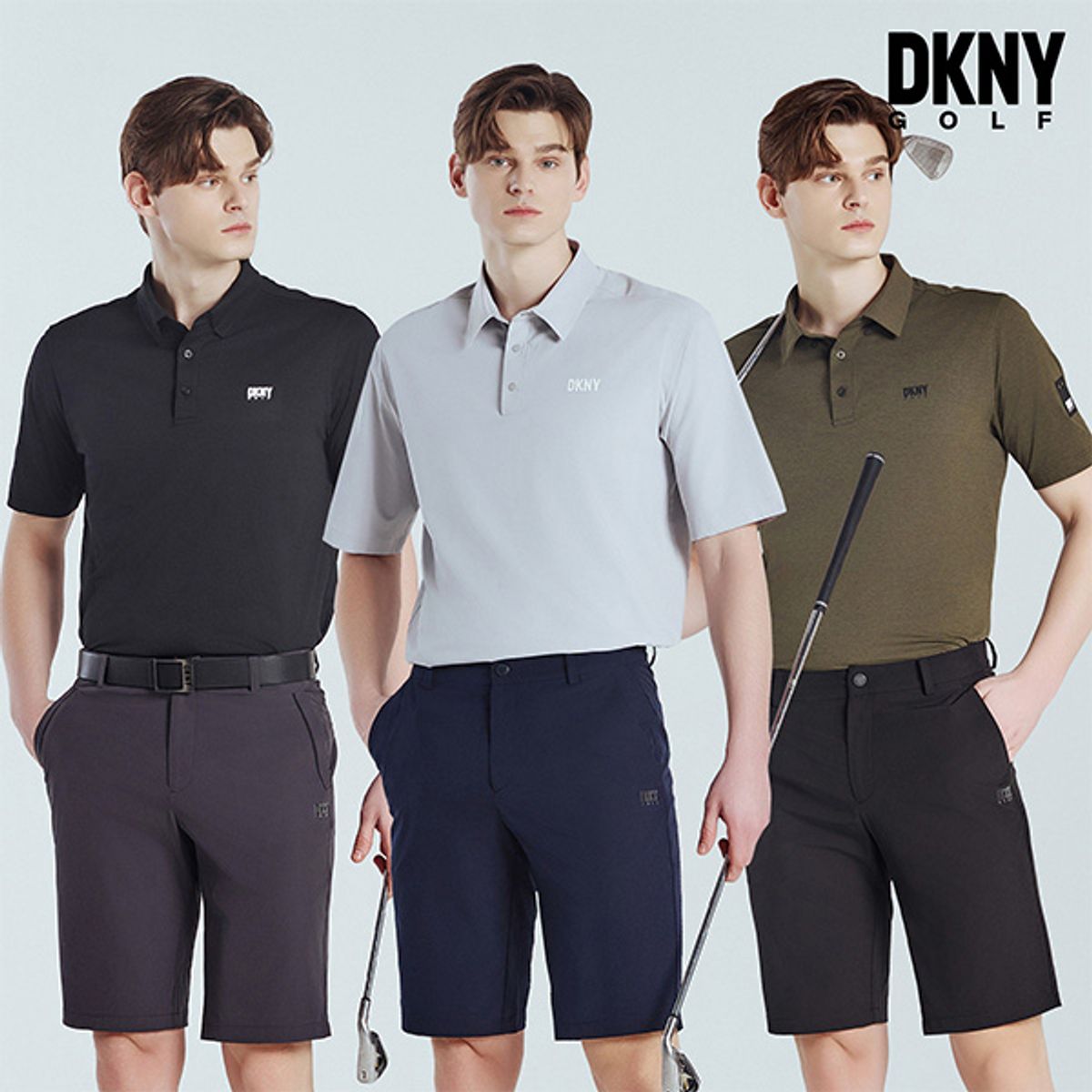 디케이엔와이(DKNY GOLF) [3PACK] 맨즈 하프팬츠