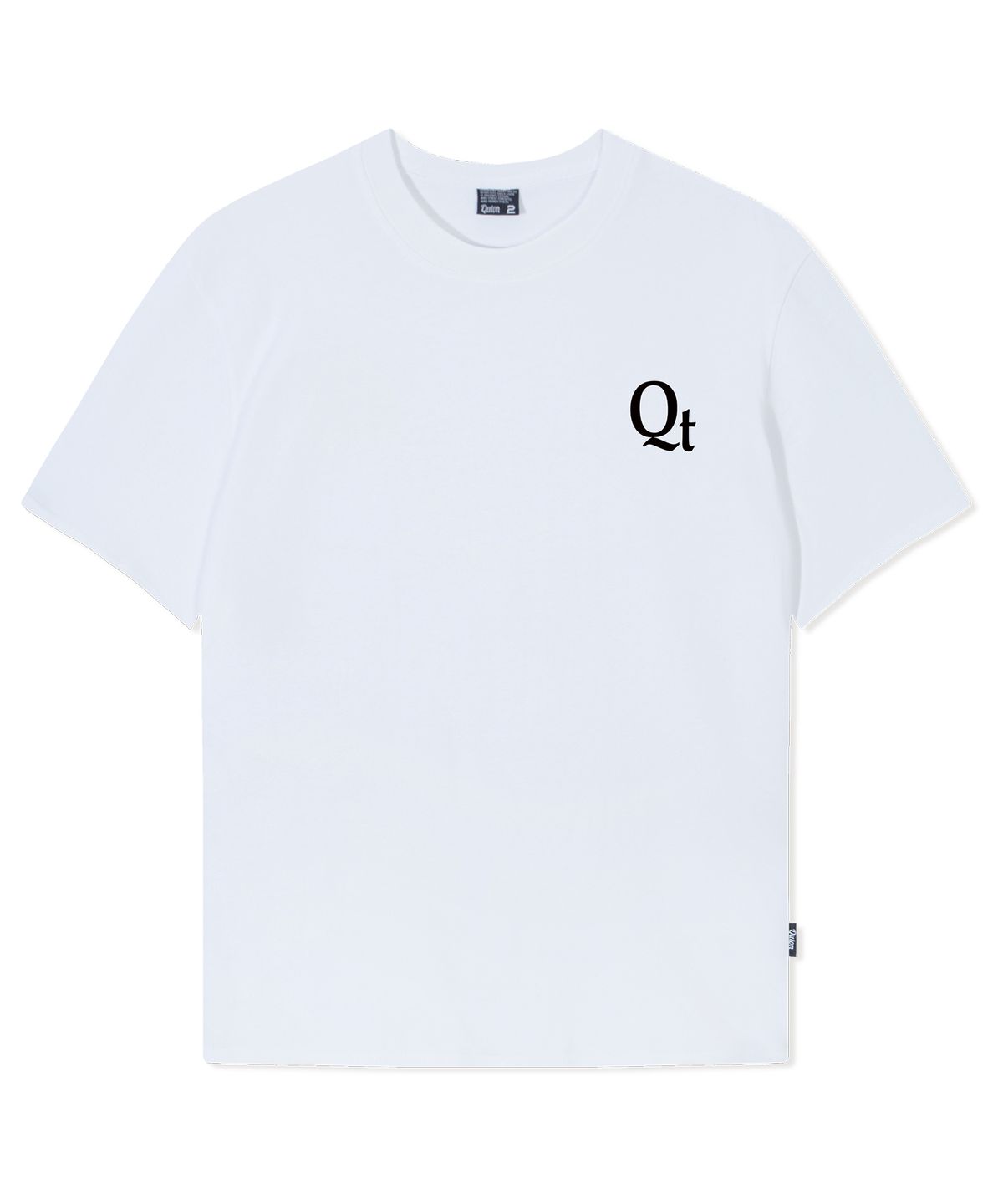 쿠톤(QUTON) [SET] LOGO 헤비 반팔티셔츠 2COLOR