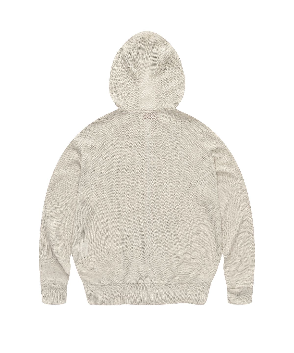 플로즈룸(FLAWSROOM) Lightweight Knitted Hood Zip Up [BEIGE]