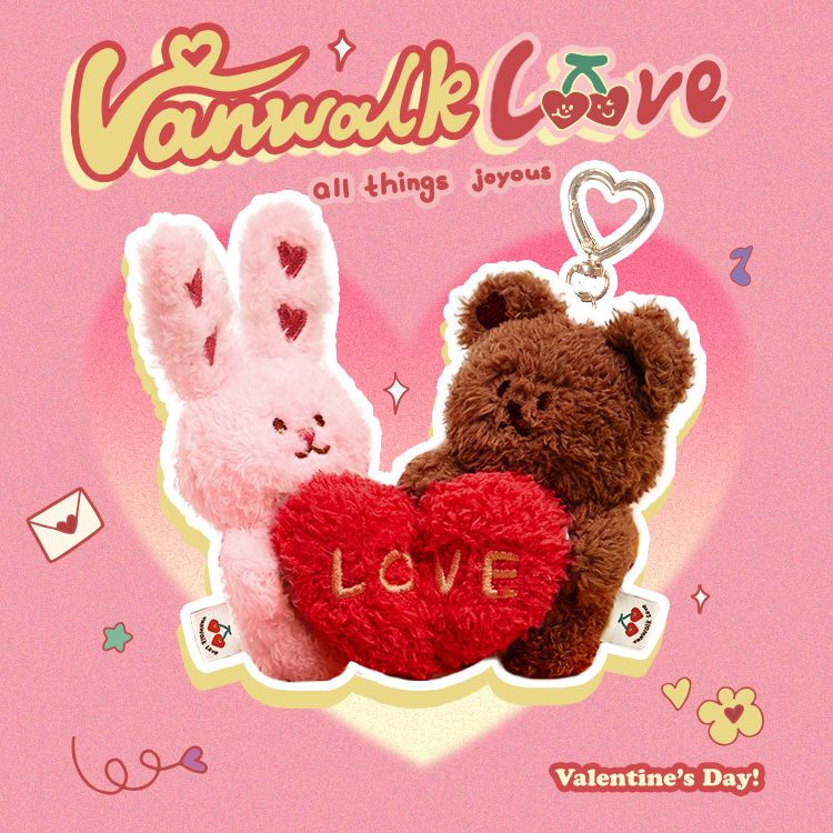 MUSINSA公式 | VANWALK ウサギクマカップルキーホルダー