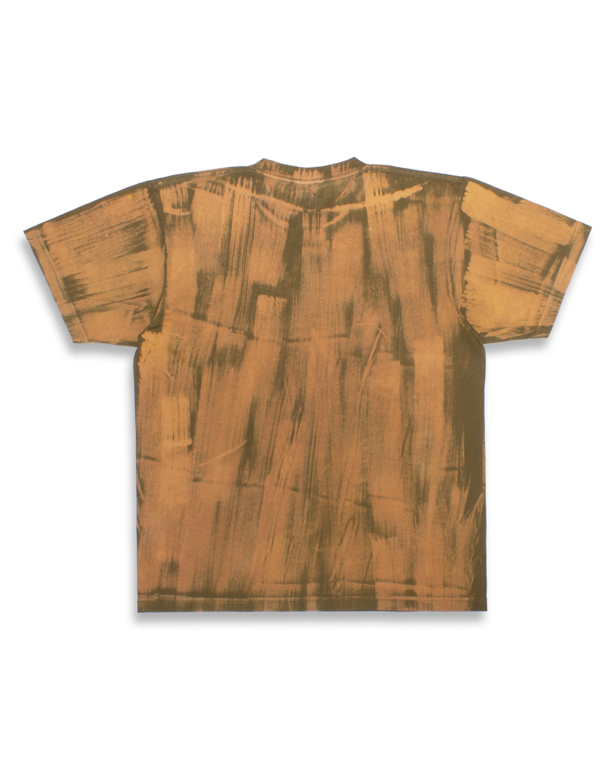 미디엄스(MEDIUMS) Brush Dyed Tee - Olive (브러쉬 다이 티셔츠)