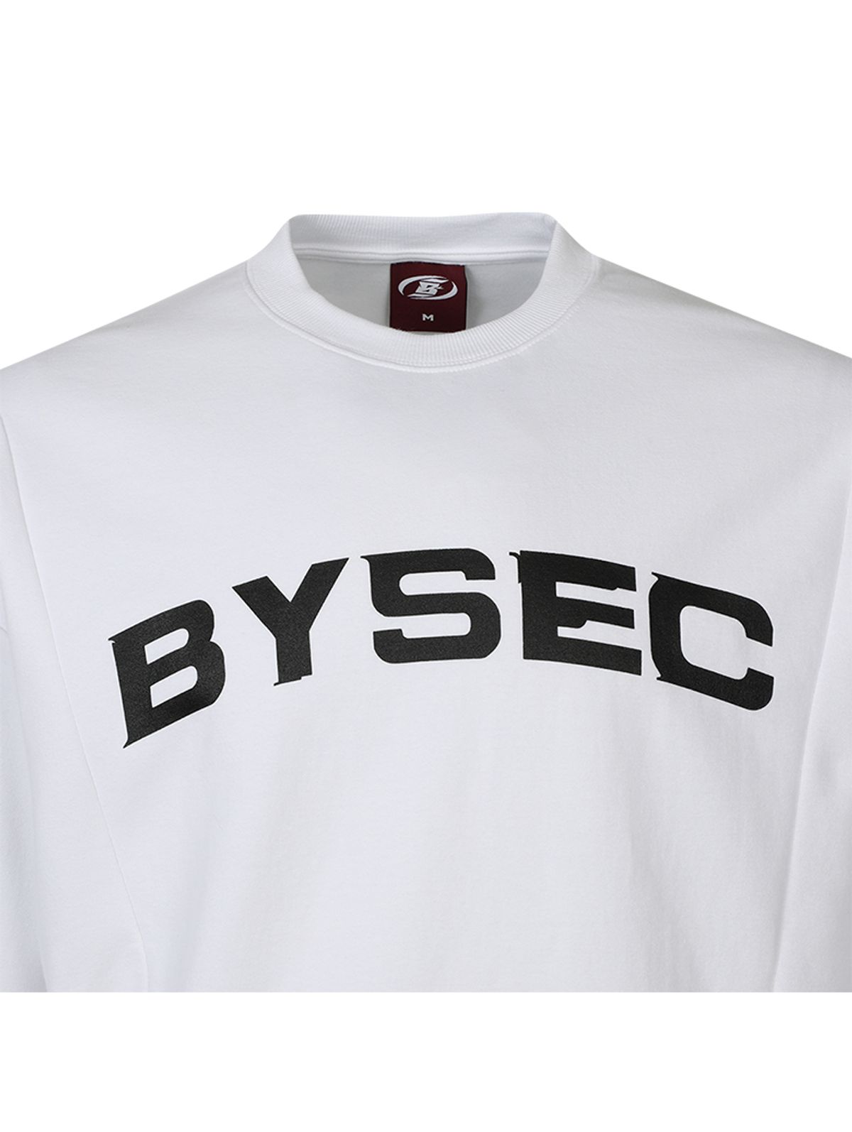 바이젝(BYSEC) 퍼펙트 특양면 로고 오버핏 긴팔 티셔츠_2Color