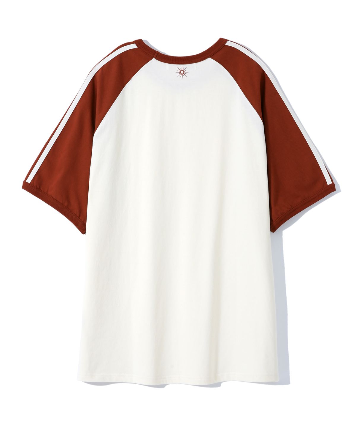 가든익스프레스(GARDEN EXPRESS) LINE POINT RINGER T-SHIRT (brick red)