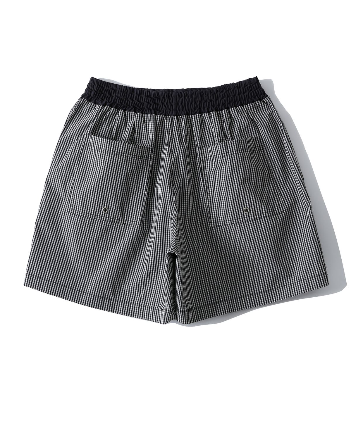 가든익스프레스(GARDEN EXPRESS) CHECK SPORTS SHORTS (black)