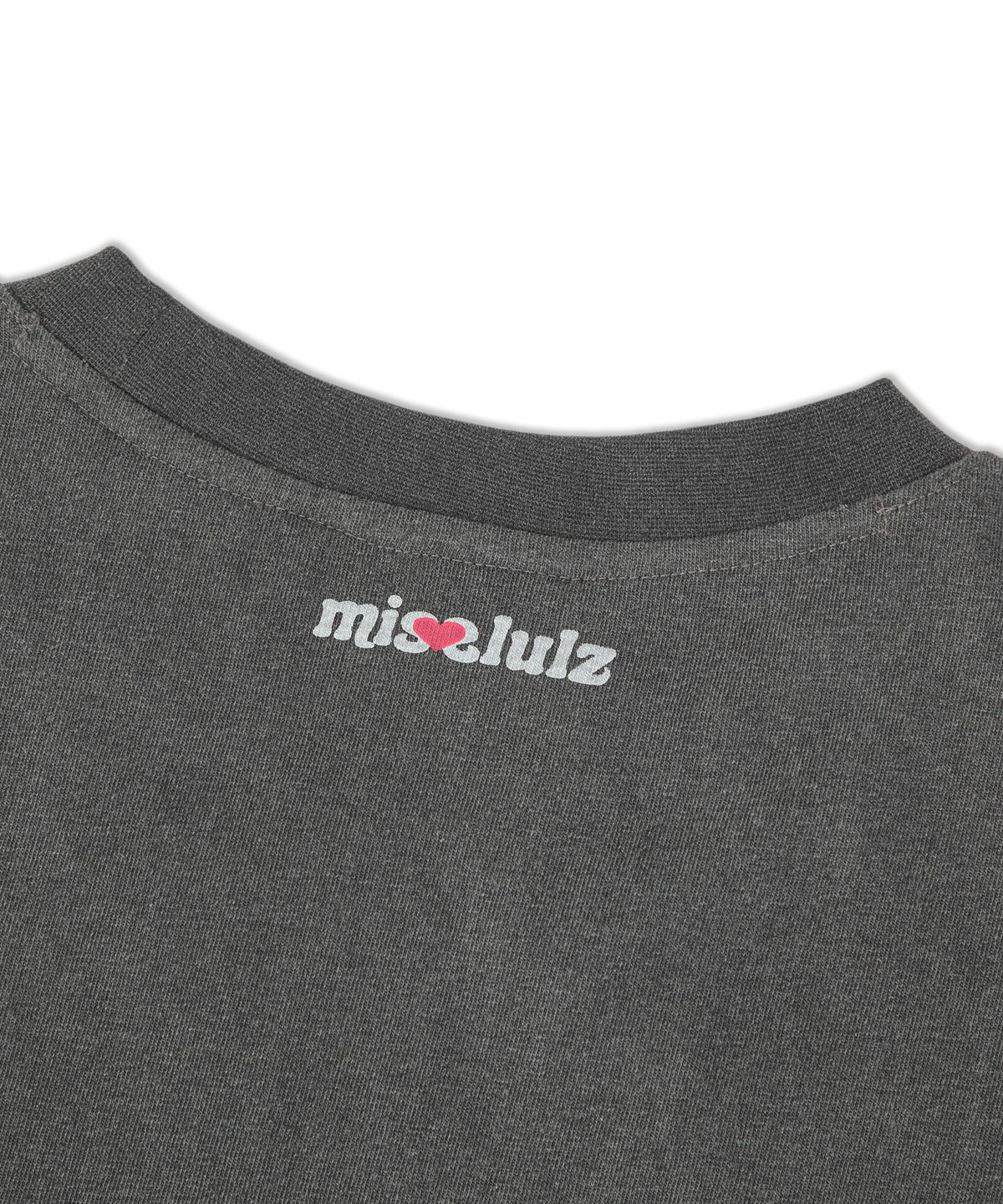 미스룰즈(MISSLULZ) Skinny Friend Pigment T-Shirt Black
