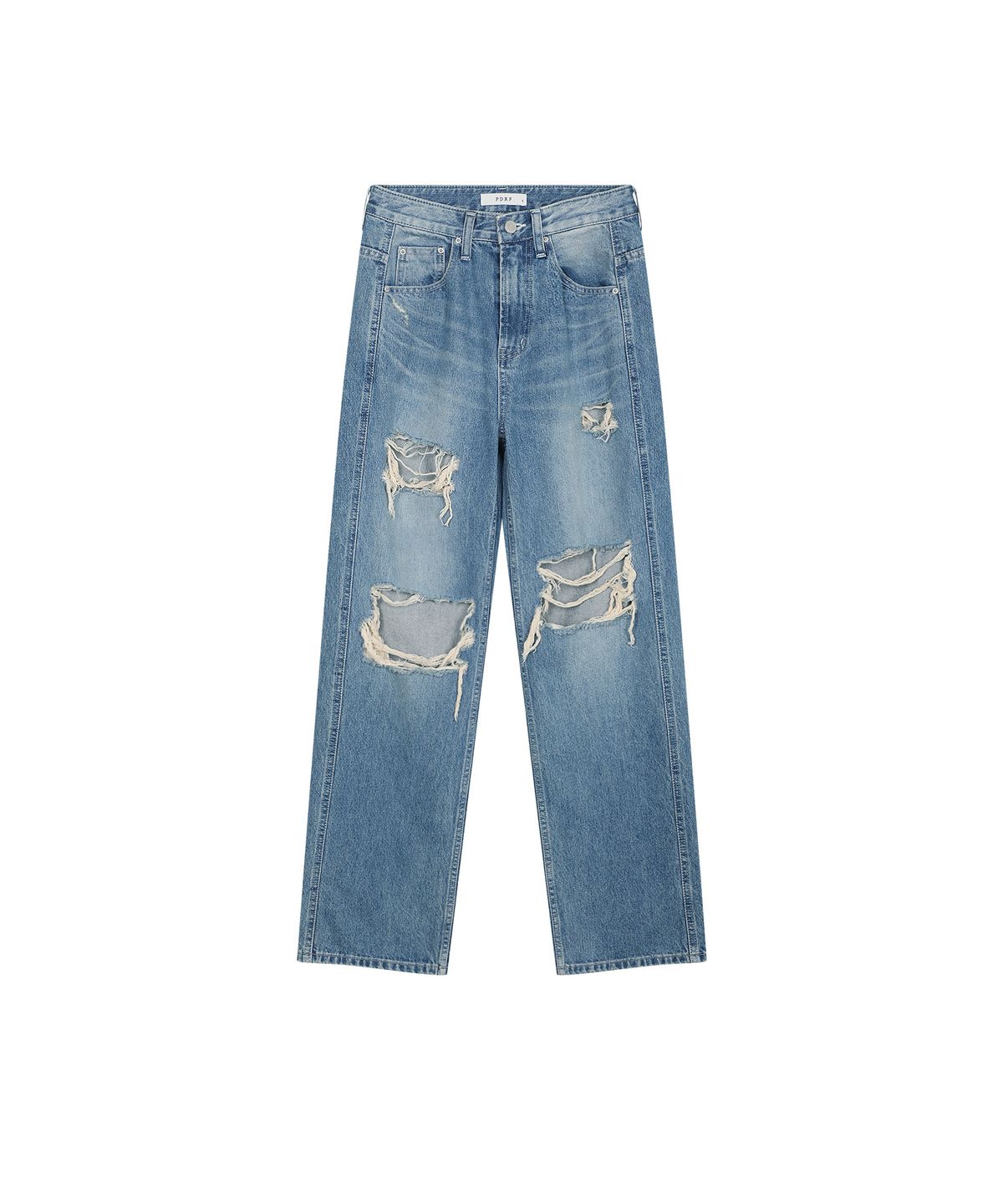 판도라핏(PANDORAFIT) [WIDE] Jack Damage Jeans