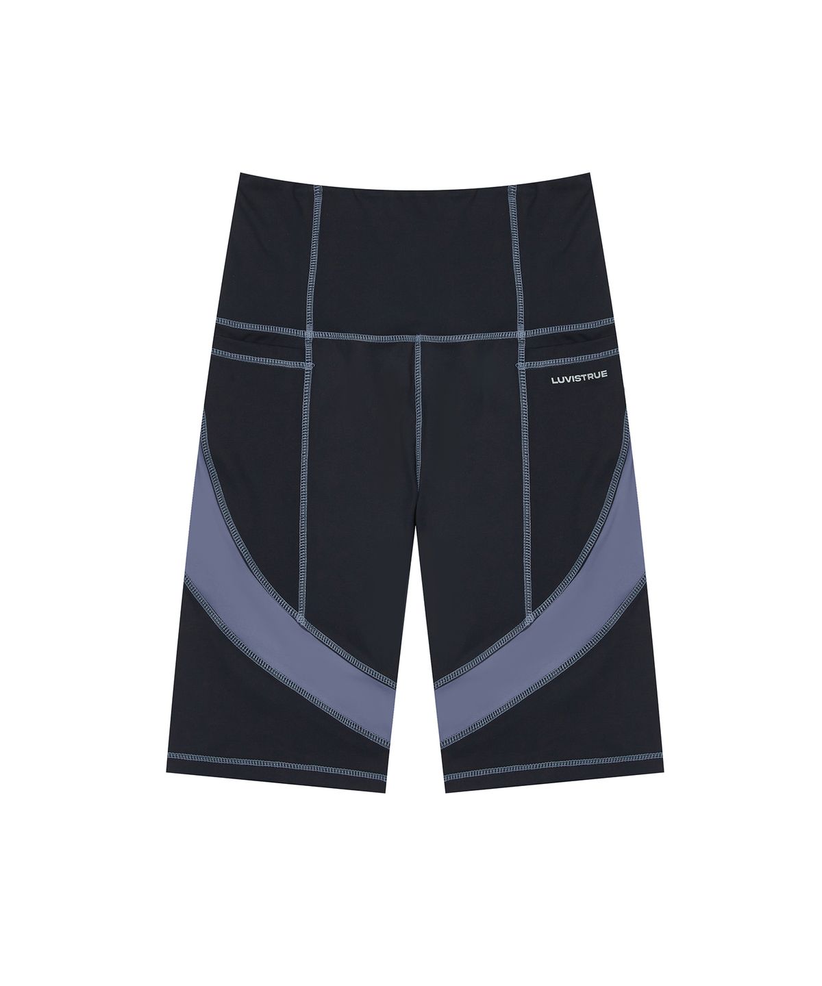 러브이즈트루(LUVISTRUE) BE INCISION BIKER PANTS(BLUE)