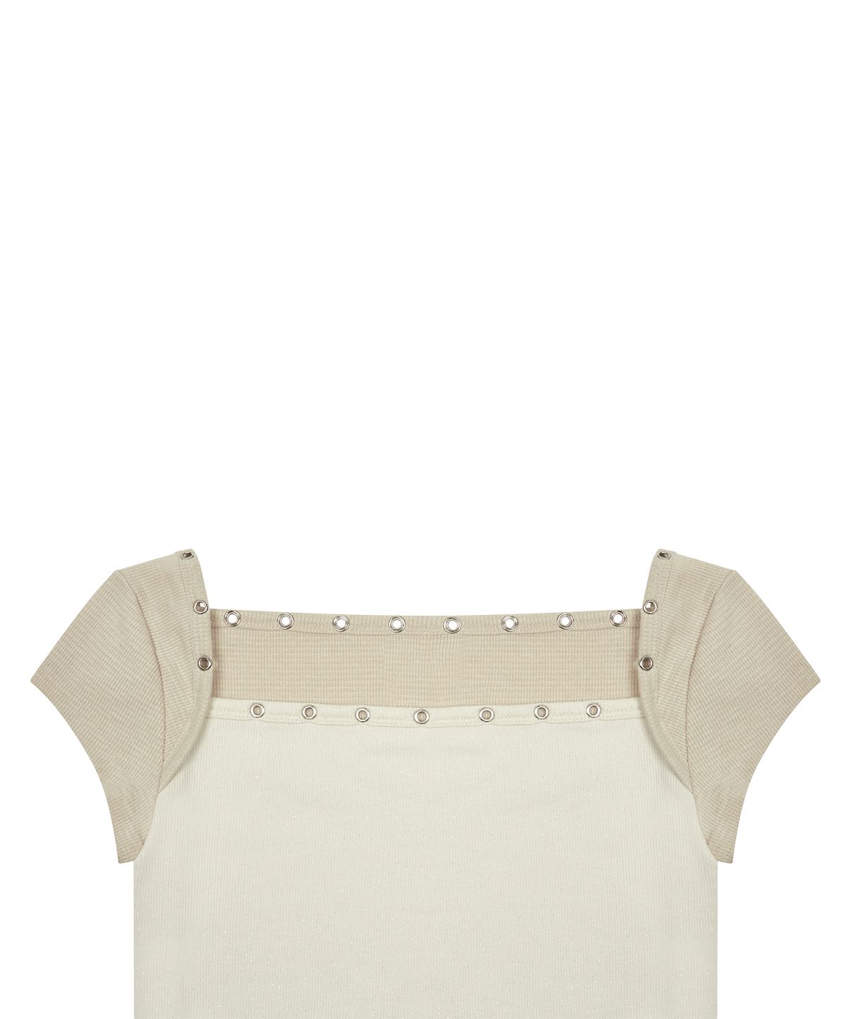 러브이즈트루(LUVISTRUE) BE CAP SLEEVE TEE(BEIGE)