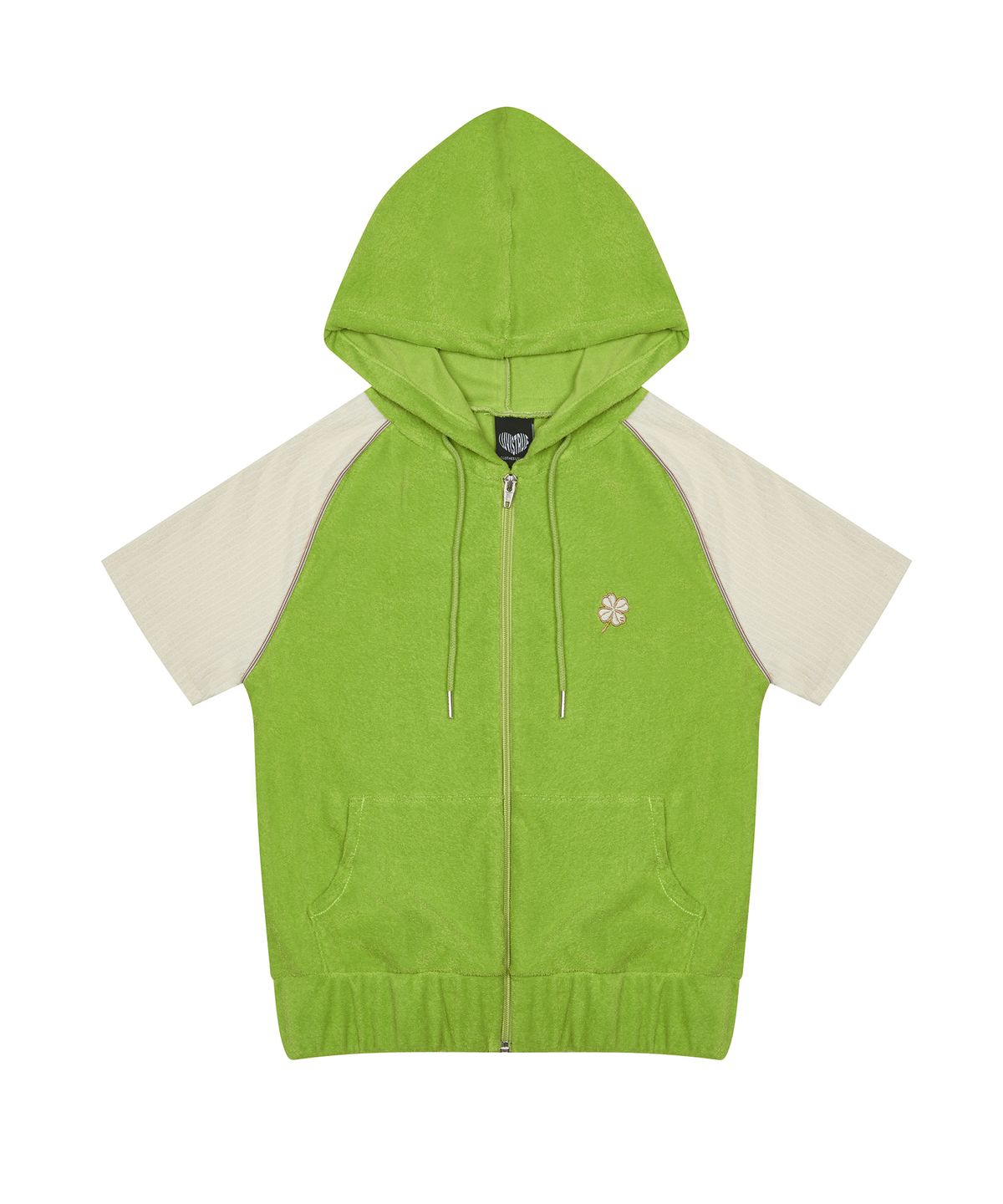 러브이즈트루(LUVISTRUE) BE WHAT YOU HOOD ZIP UP(GREEN)