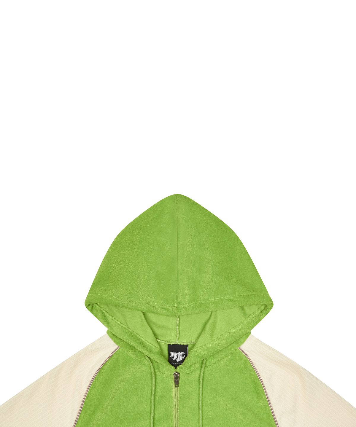 러브이즈트루(LUVISTRUE) BE WHAT YOU HOOD ZIP UP(GREEN)