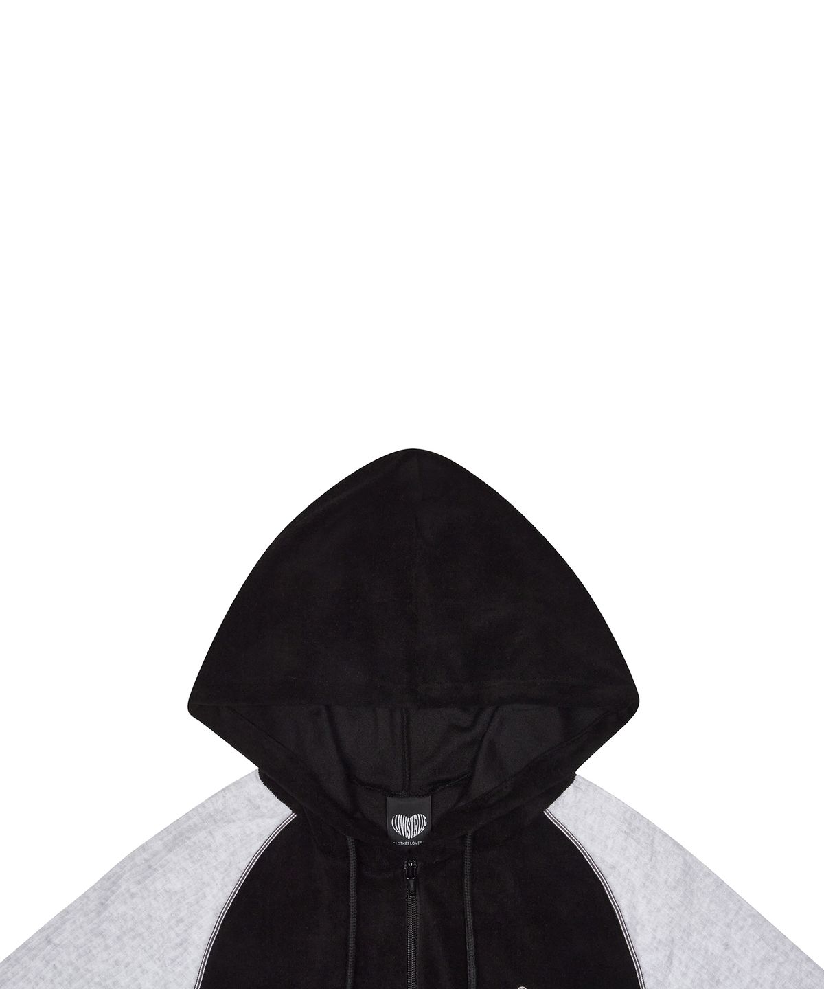 러브이즈트루(LUVISTRUE) BE WHAT YOU HOOD ZIP UP(BLACK)
