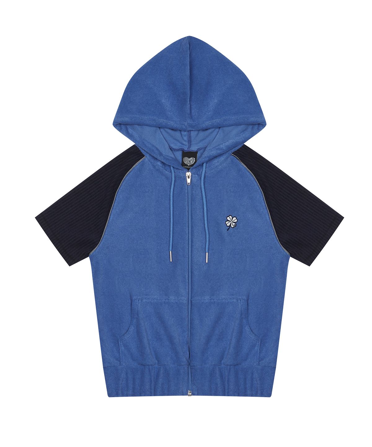 러브이즈트루(LUVISTRUE) BE WHAT YOU HOOD ZIP UP(BLUE)