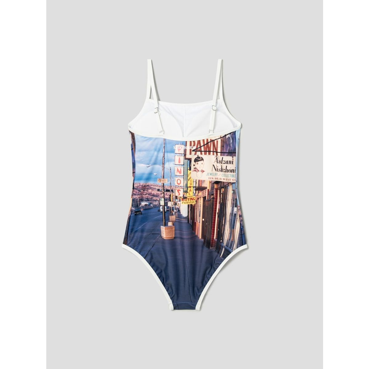 샌드 사운드(SAND SOUND) PAWN SHOP Graphic Dress Swimsuit  Yellow