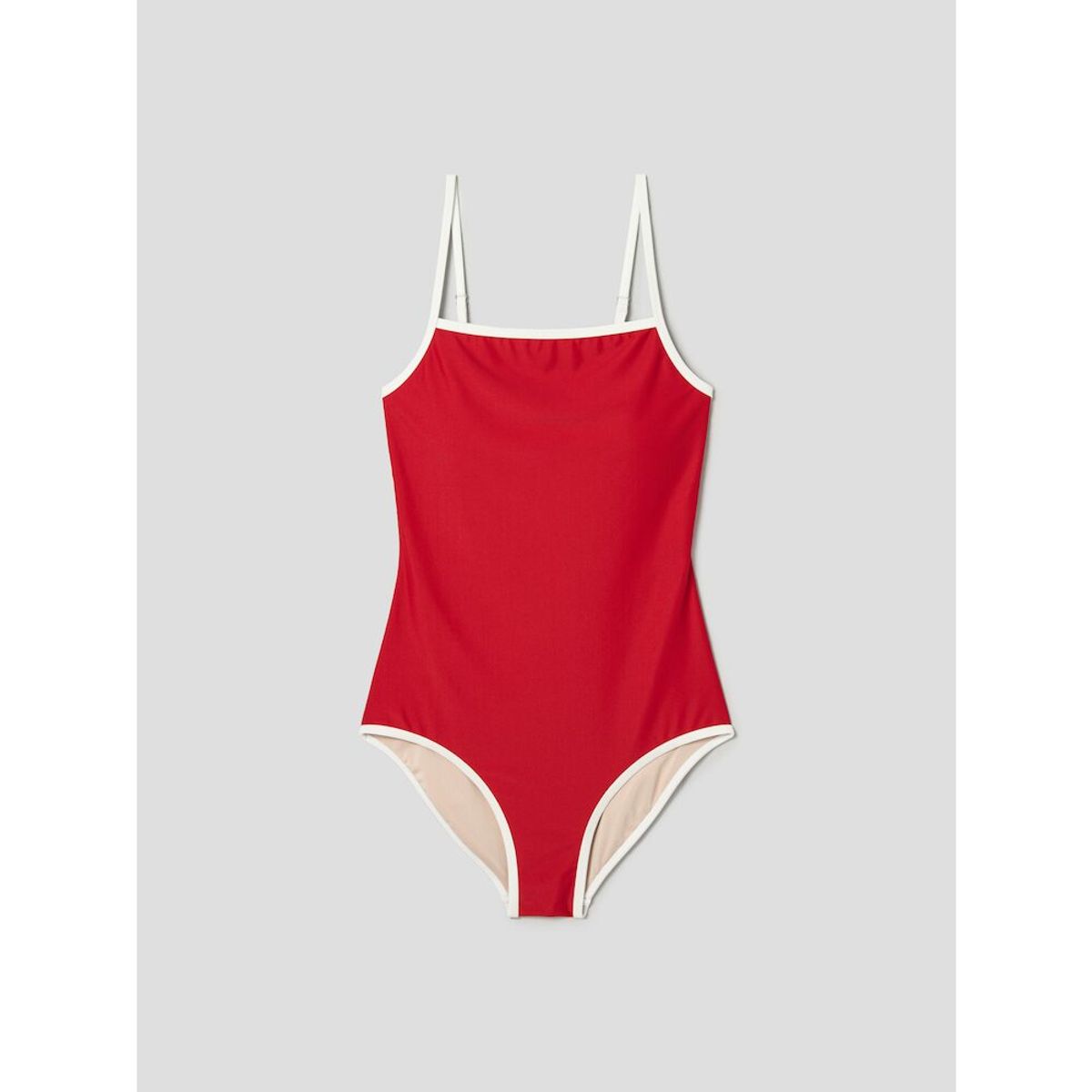 샌드 사운드(SAND SOUND) Lip Tissue Tube Silhouette Dress Swimsuit  Red