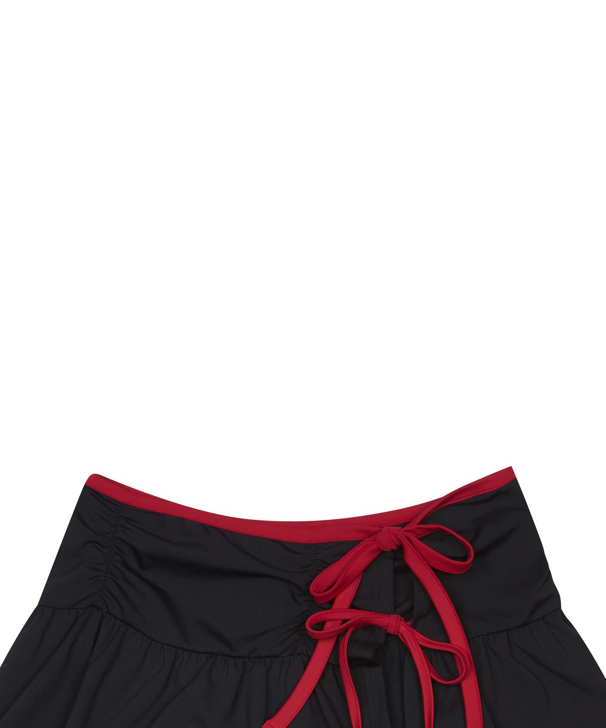 러브이즈트루(LUVISTRUE) CURVED L WRAP BIKINI SET_SKIRT(BLACK)