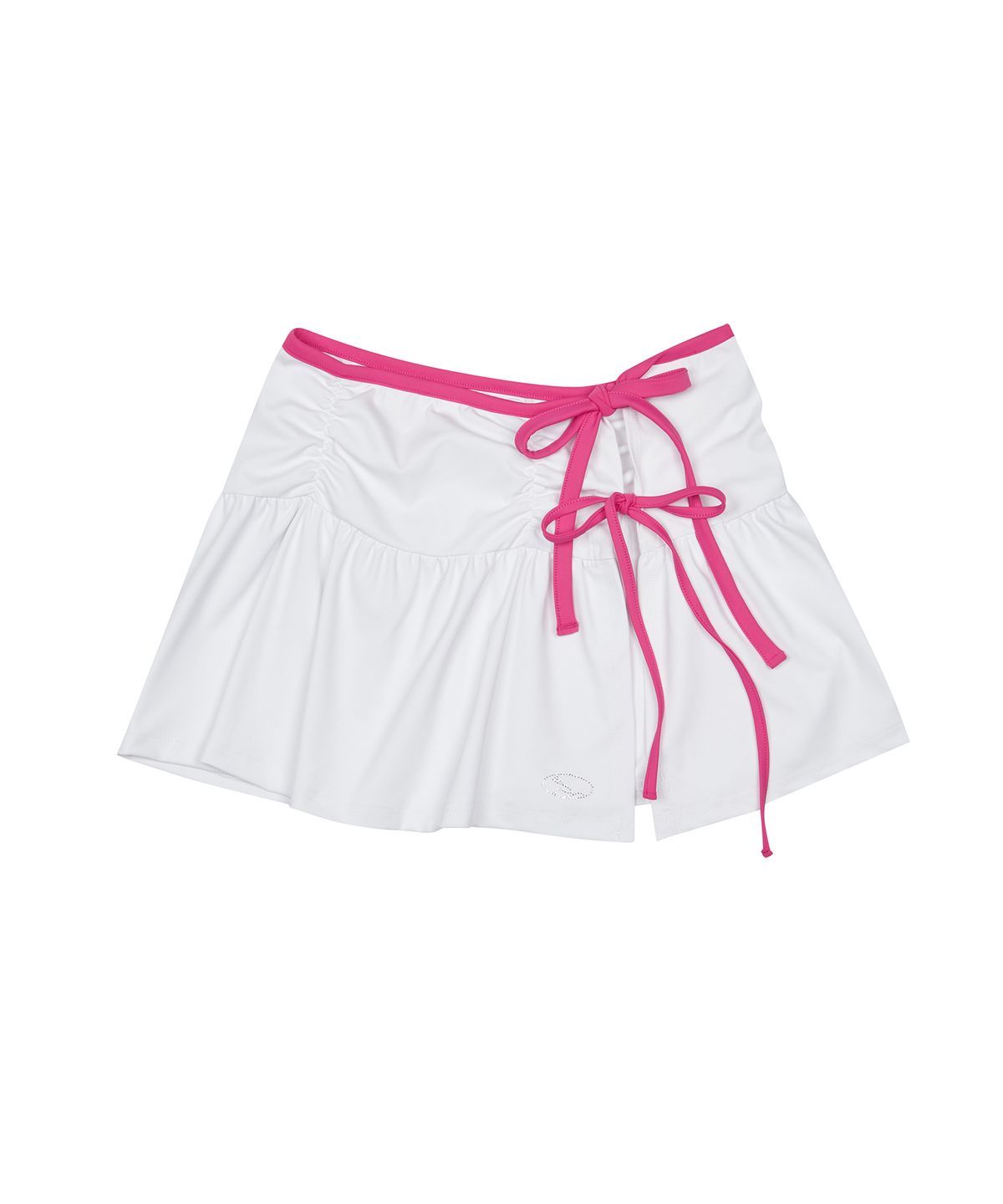 러브이즈트루(LUVISTRUE) CURVED L WRAP BIKINI SET_SKIRT(WHITE)