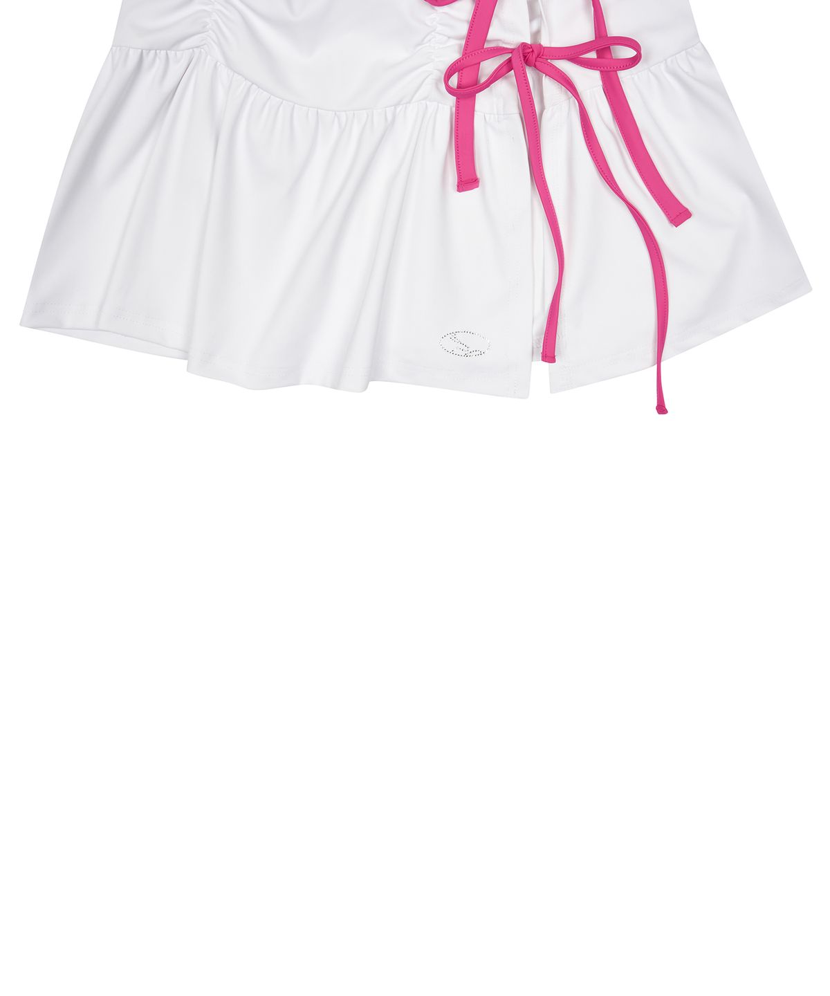 러브이즈트루(LUVISTRUE) CURVED L WRAP BIKINI SET_SKIRT(WHITE)