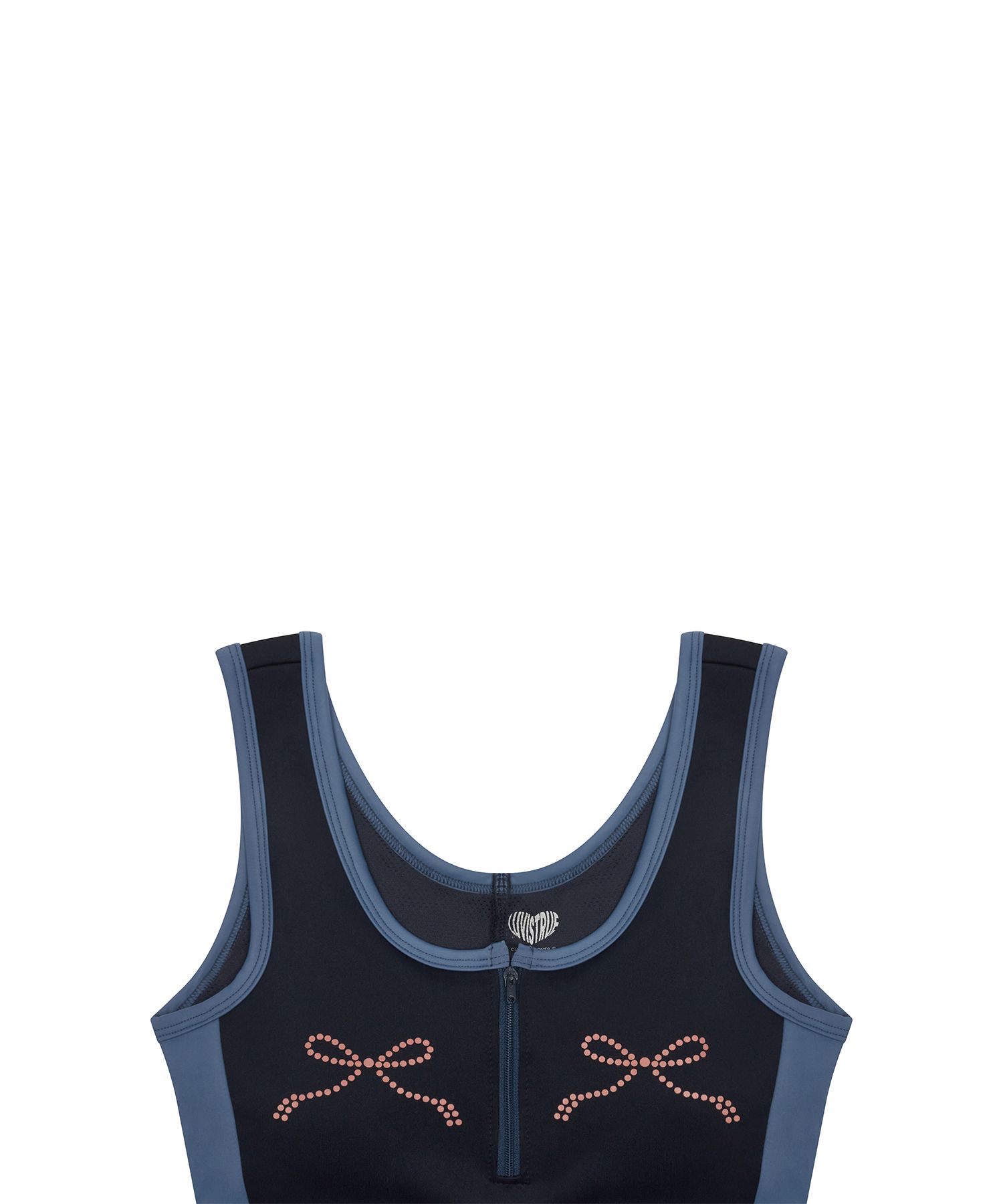 ★LUVISTRUE★BE RIBBON SWIMSUIT(NAVY)★正規品/韓国直送料込 BE RIBBON SWIMSUIT(NAVY) - LUVISTRUE