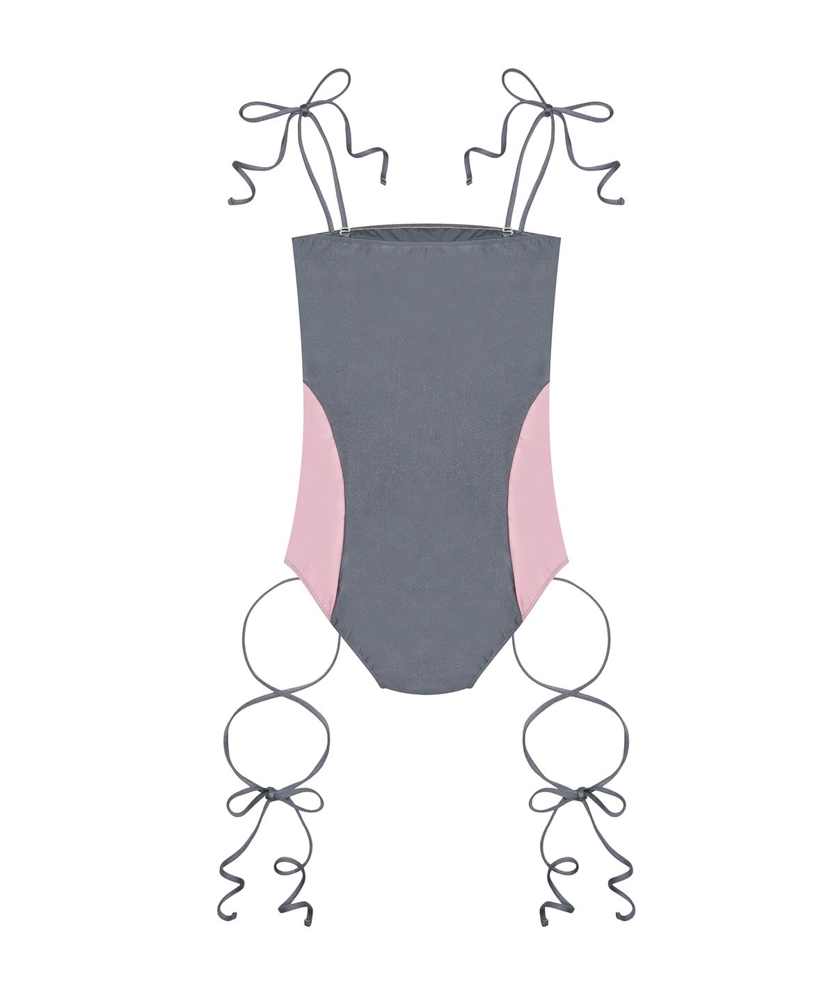 러브이즈트루(LUVISTRUE) BE LITTLE SHY SWIMSUIT(GRAY)