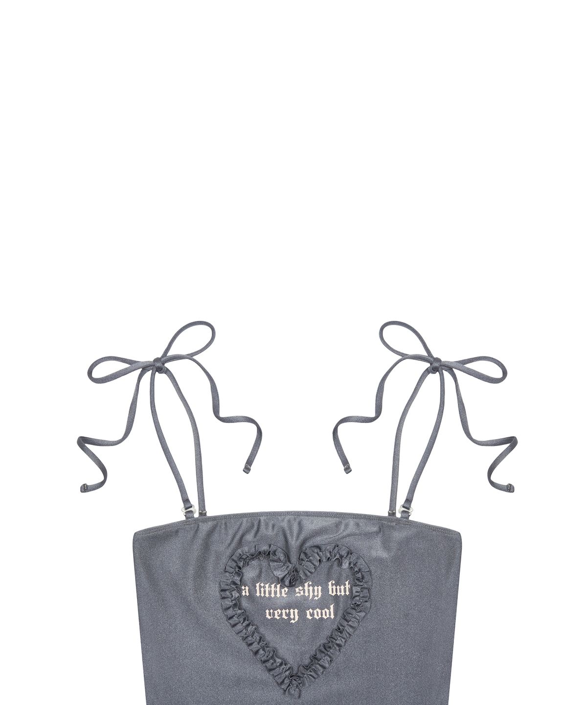 러브이즈트루(LUVISTRUE) BE LITTLE SHY SWIMSUIT(GRAY)