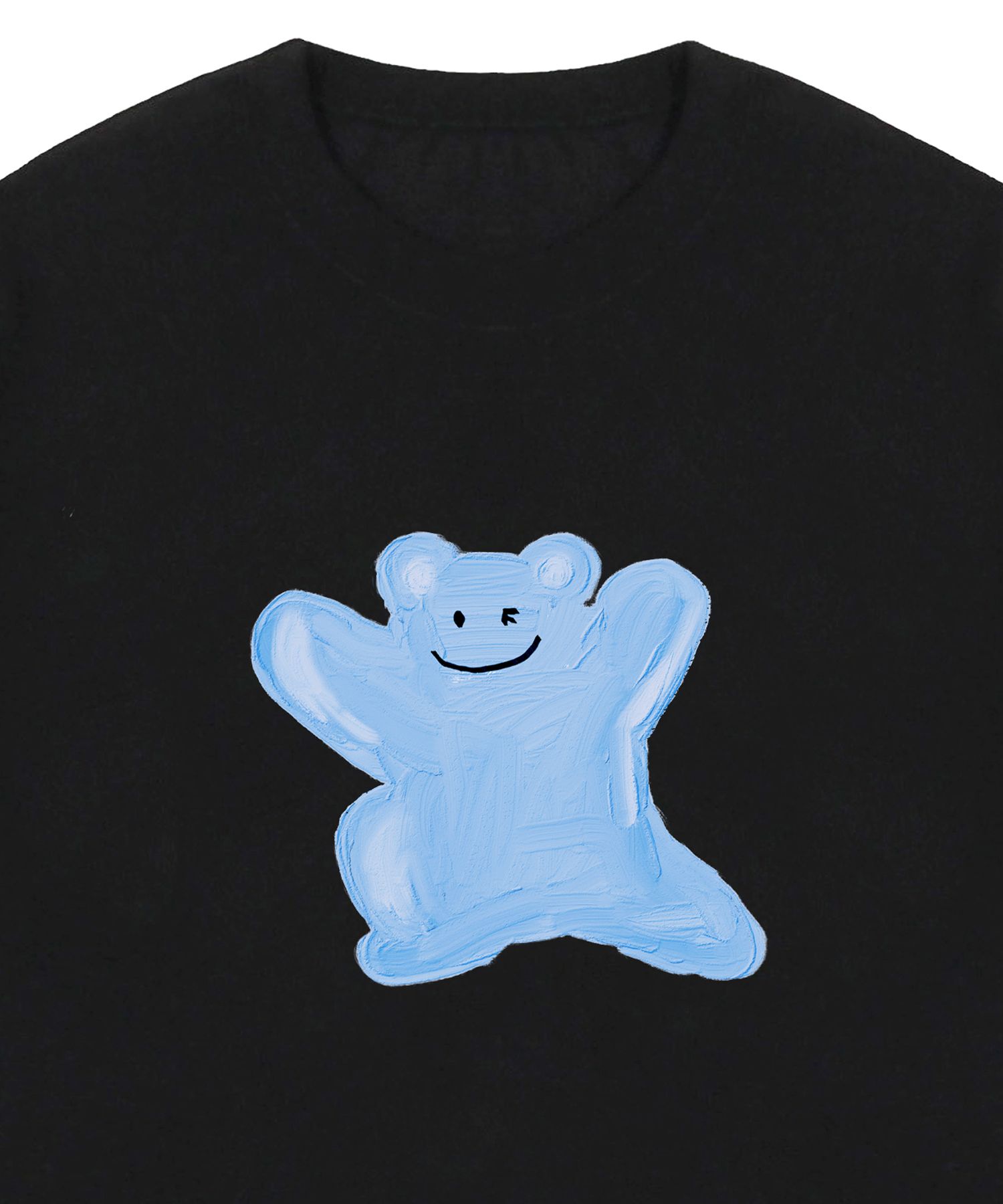 [GRAVER]★SMALL CLOUD BEAR SMILE OVERFIT SHORT SLEEVE SHIRT MUSINSA | GRAVER [UNISEX] Small Cloud Bear Smile Short