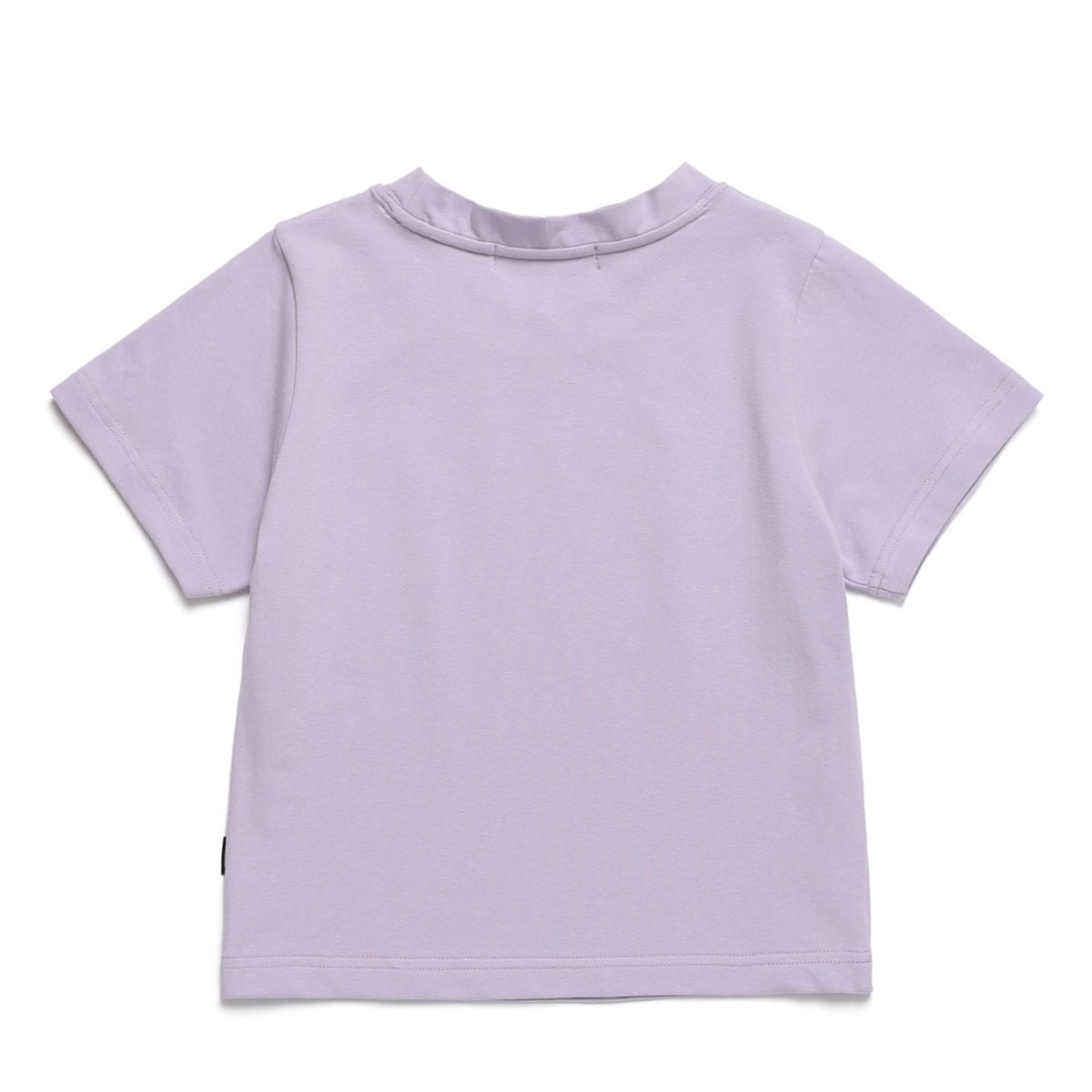 바쥬비쥬(BAJOO BIJOO) LETTERING LOGO CROP T-SHIRT [PURPLE]