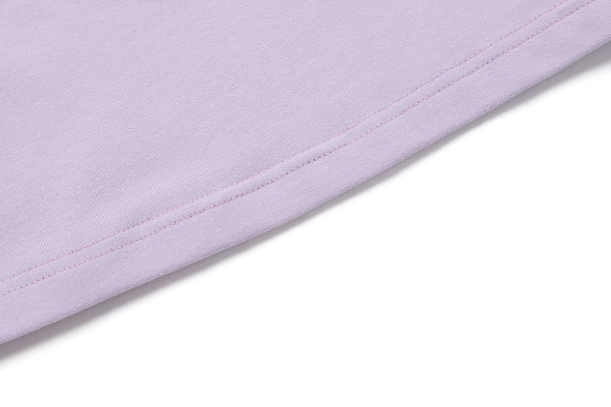 바쥬비쥬(BAJOO BIJOO) LETTERING LOGO CROP T-SHIRT [PURPLE]