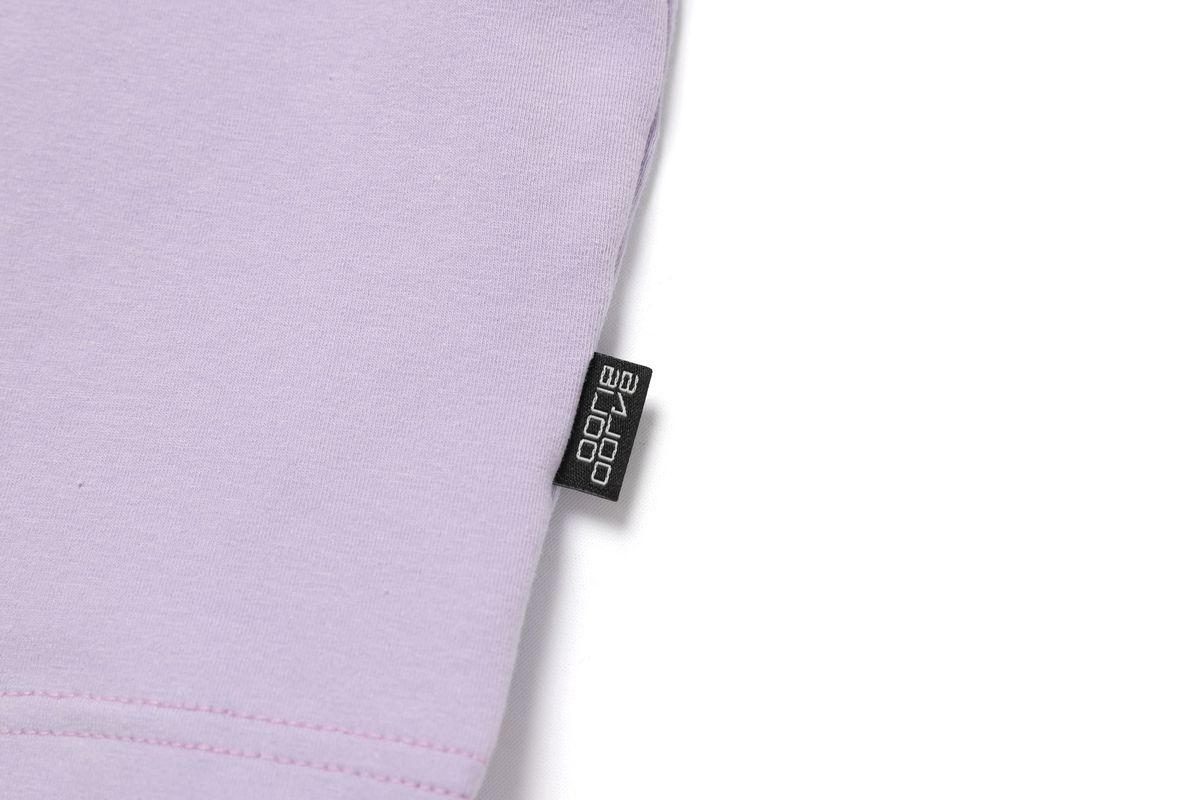 바쥬비쥬(BAJOO BIJOO) LETTERING LOGO CROP T-SHIRT [PURPLE]