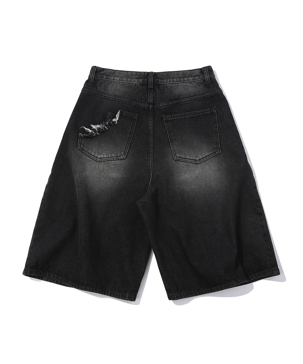 お*ま様 MAINBOOTH Spark Denim Shorts ハーフパンツ MUSINSA公式 | MAINBOOTH Spark Denim Shorts(BLUE)