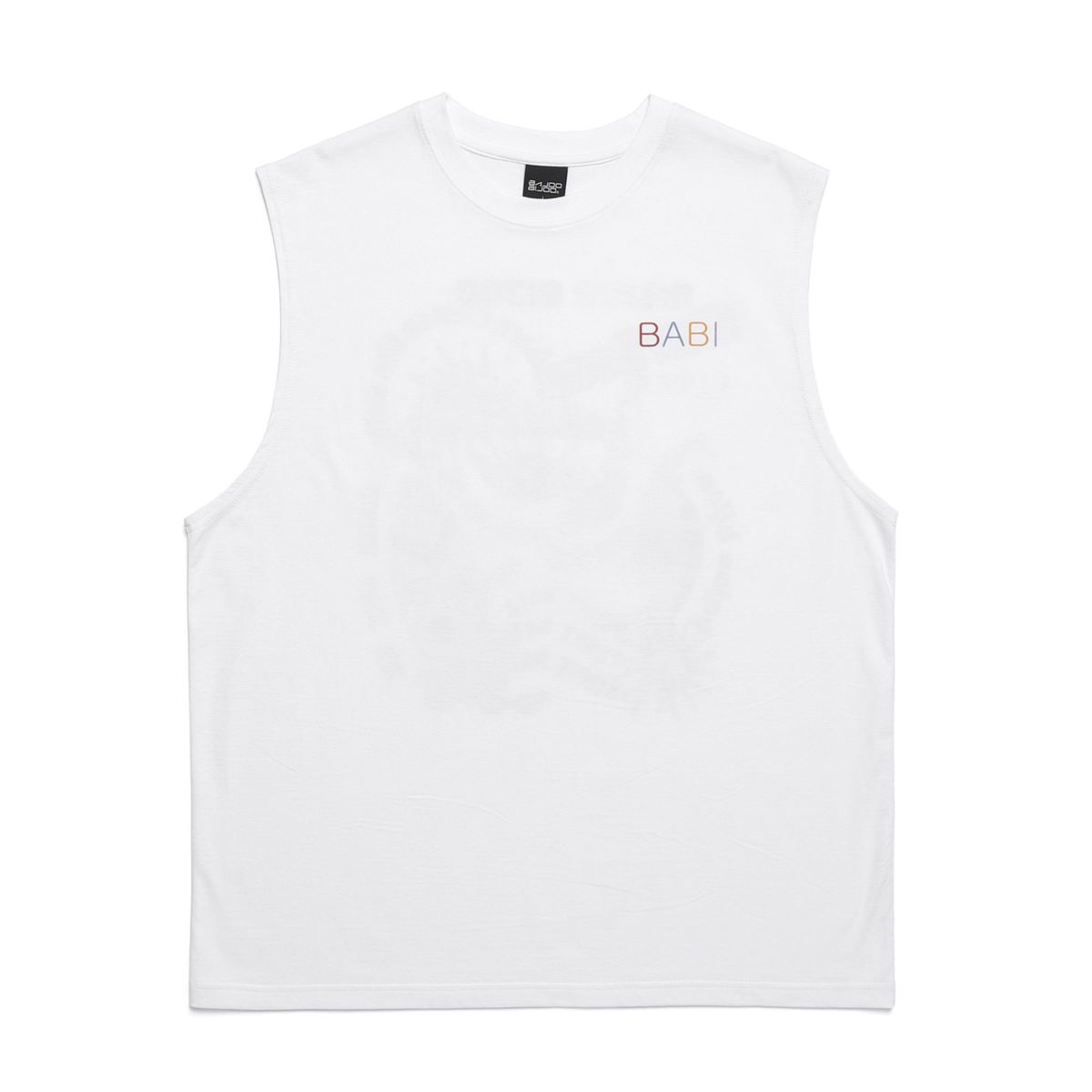바쥬비쥬(BAJOO BIJOO) WIND SURFING OVER FIT SLEVELESS [WHITE]