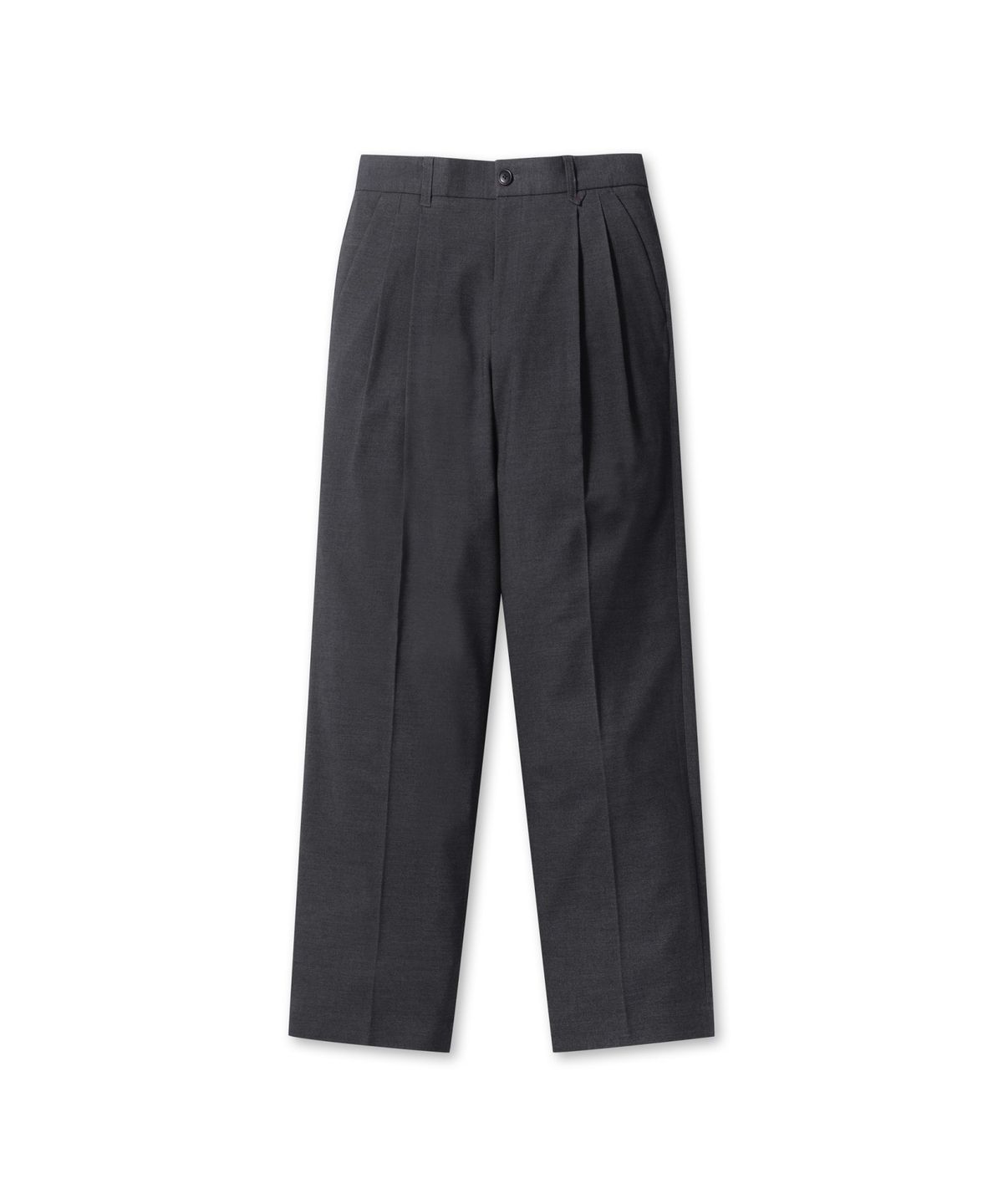브렌우드(BRENTWOOD) [브렌우드X포트너스] Two Tuck Wide Slacks