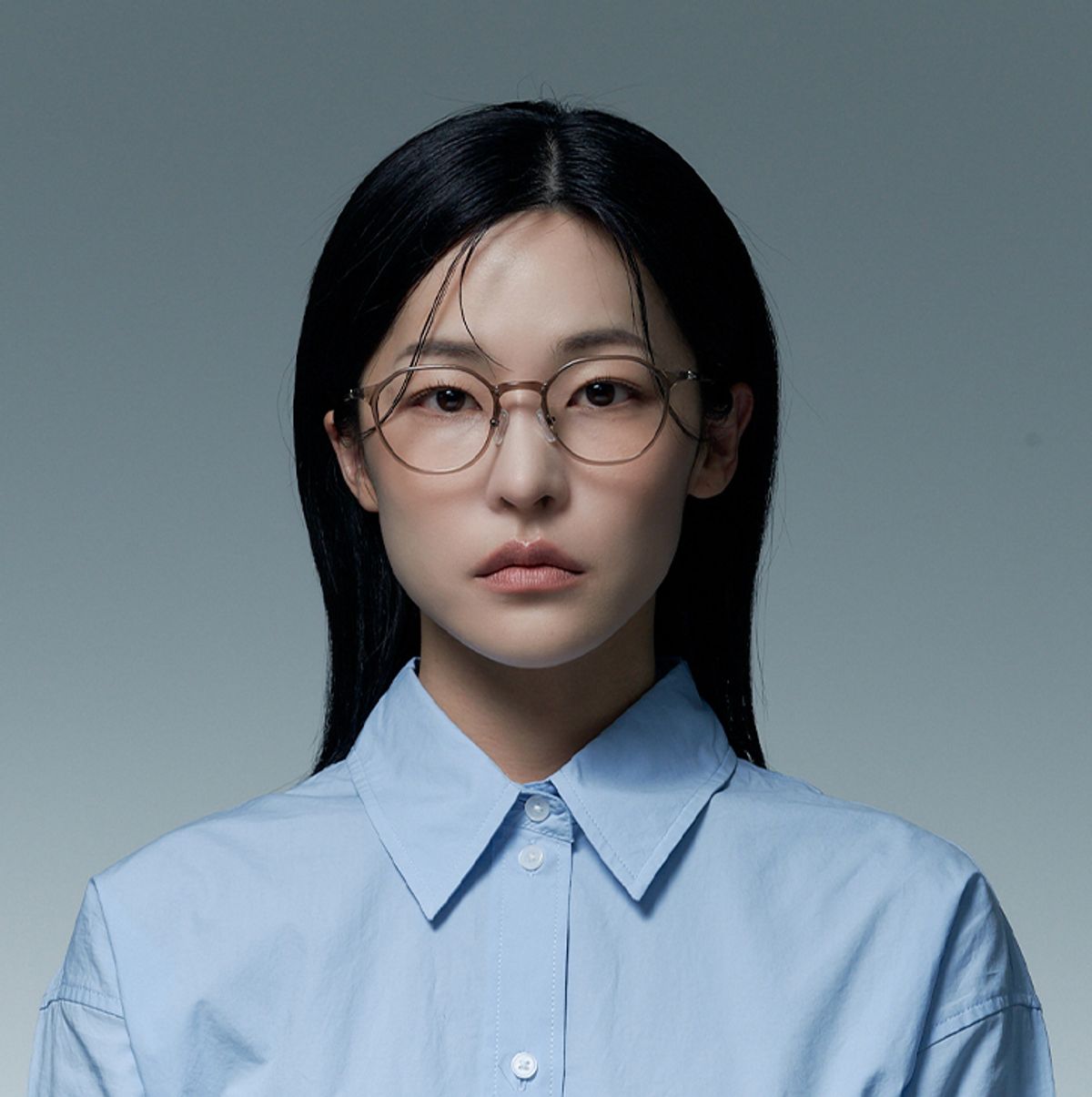 알로아이웨어(ALO EYEWEAR) [AIR FLEX] AL6402 1313G 에어플렉스 초경량_투명카키 헥사곤 안경테_블루라이트 렌즈 선택