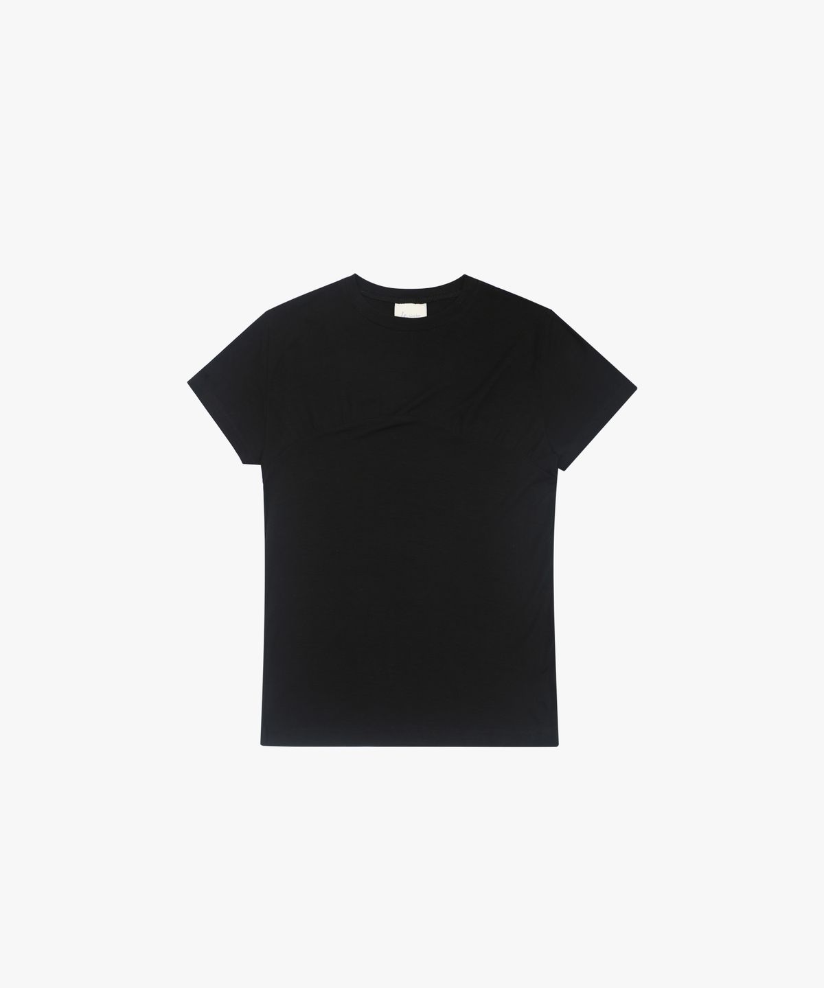 로시로우(LOSSYROW) Wrinkle Short Sleeve T-shirt Black