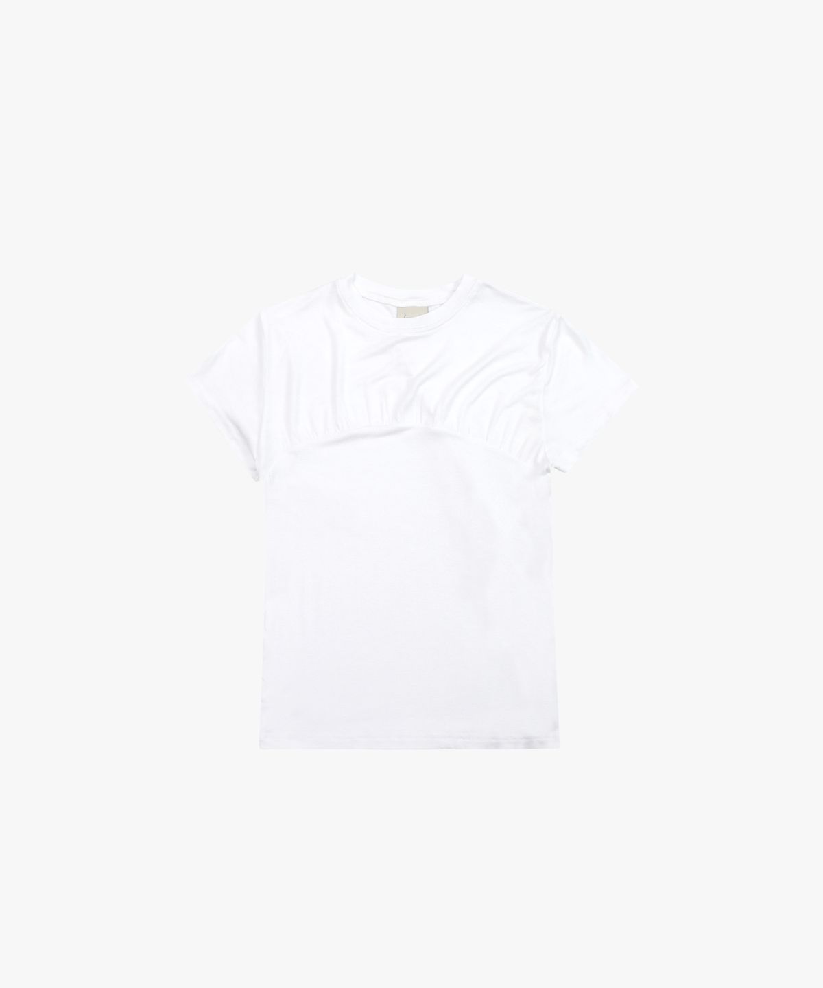 로시로우(LOSSYROW) Wrinkle Short Sleeve T-shirt White