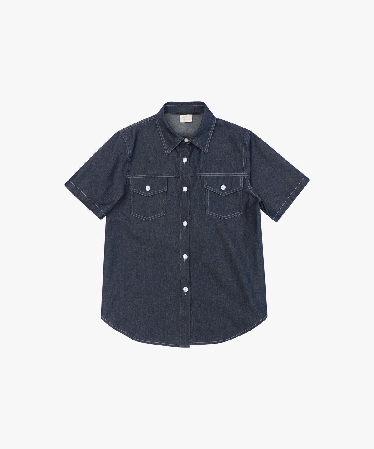 로시로우(LOSSYROW) L&R blue sea water denim shirts DeepBlue